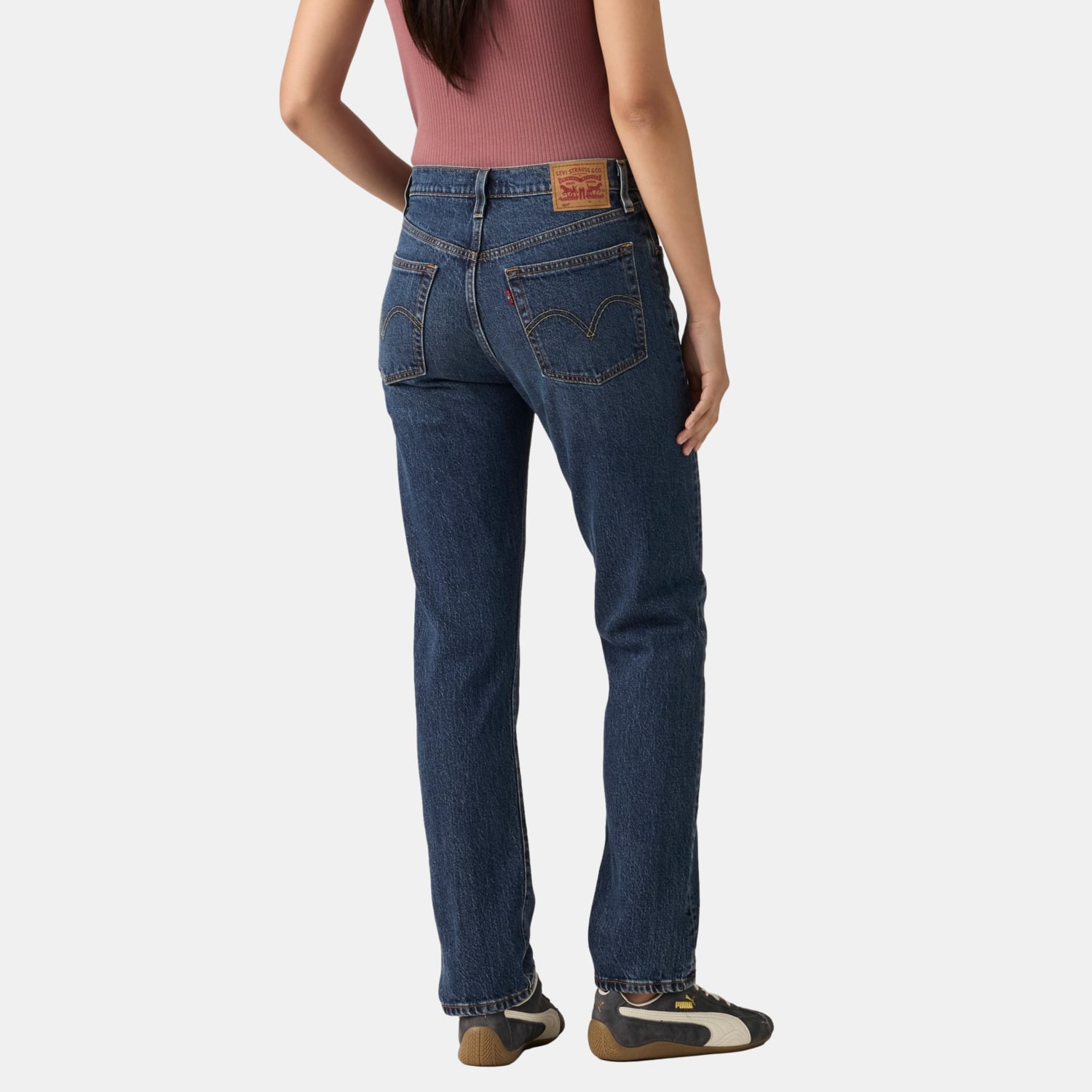 JEANS MUJER 501 FOR WOMEN AZUL LEVIS 12501-0655 - 4