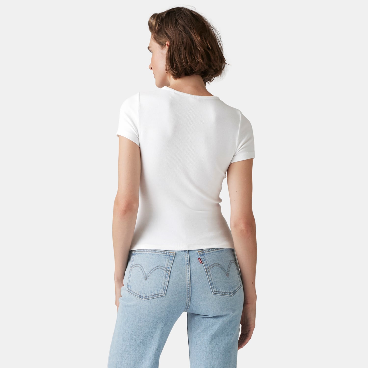 POLO MUJER SLIM FIT BLANCO LEVIS 001J3-0006 - 2