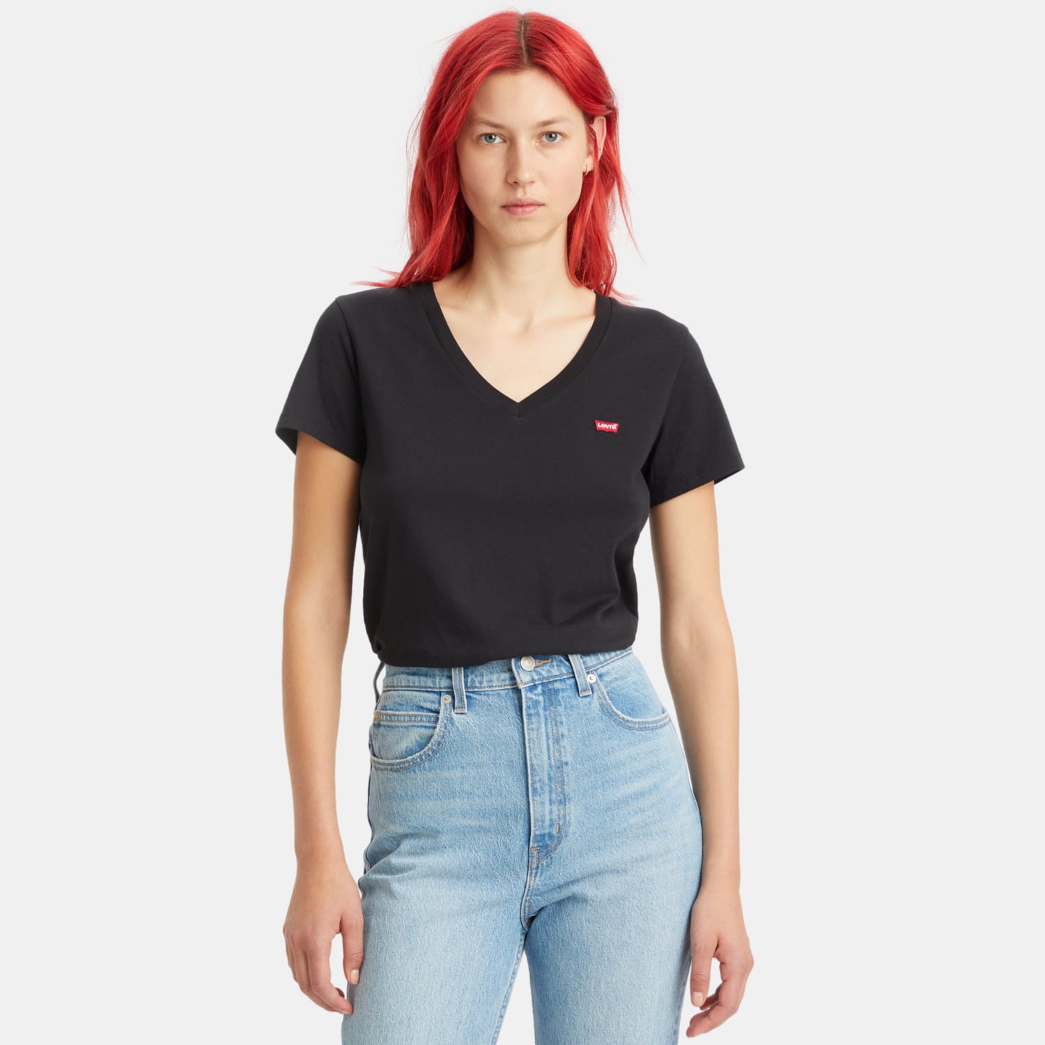 POLO MUJER PERFECT VNECK NEGRO LEVIS 85341-0049 - 1