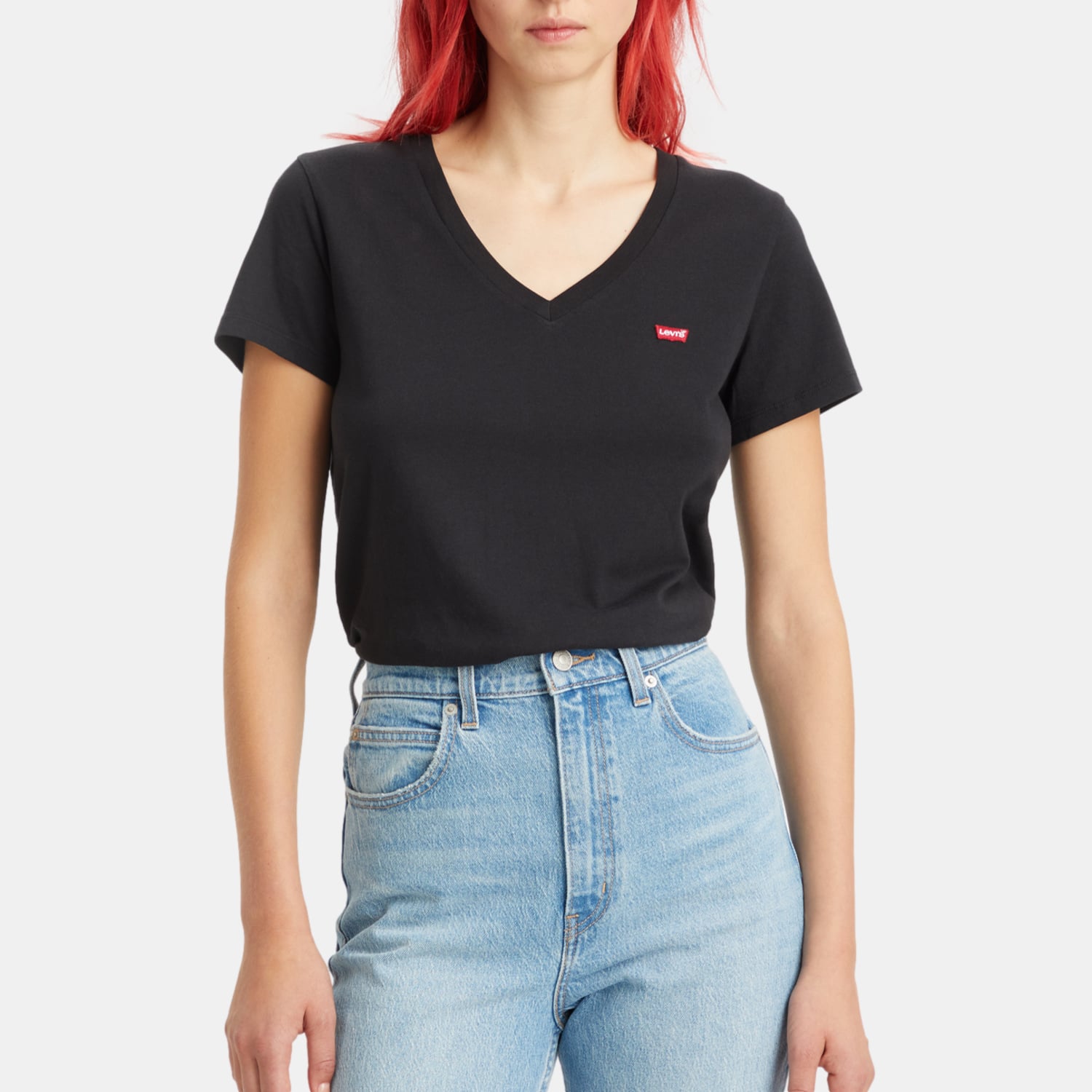 POLO MUJER PERFECT VNECK NEGRO LEVIS 85341-0049 - 3