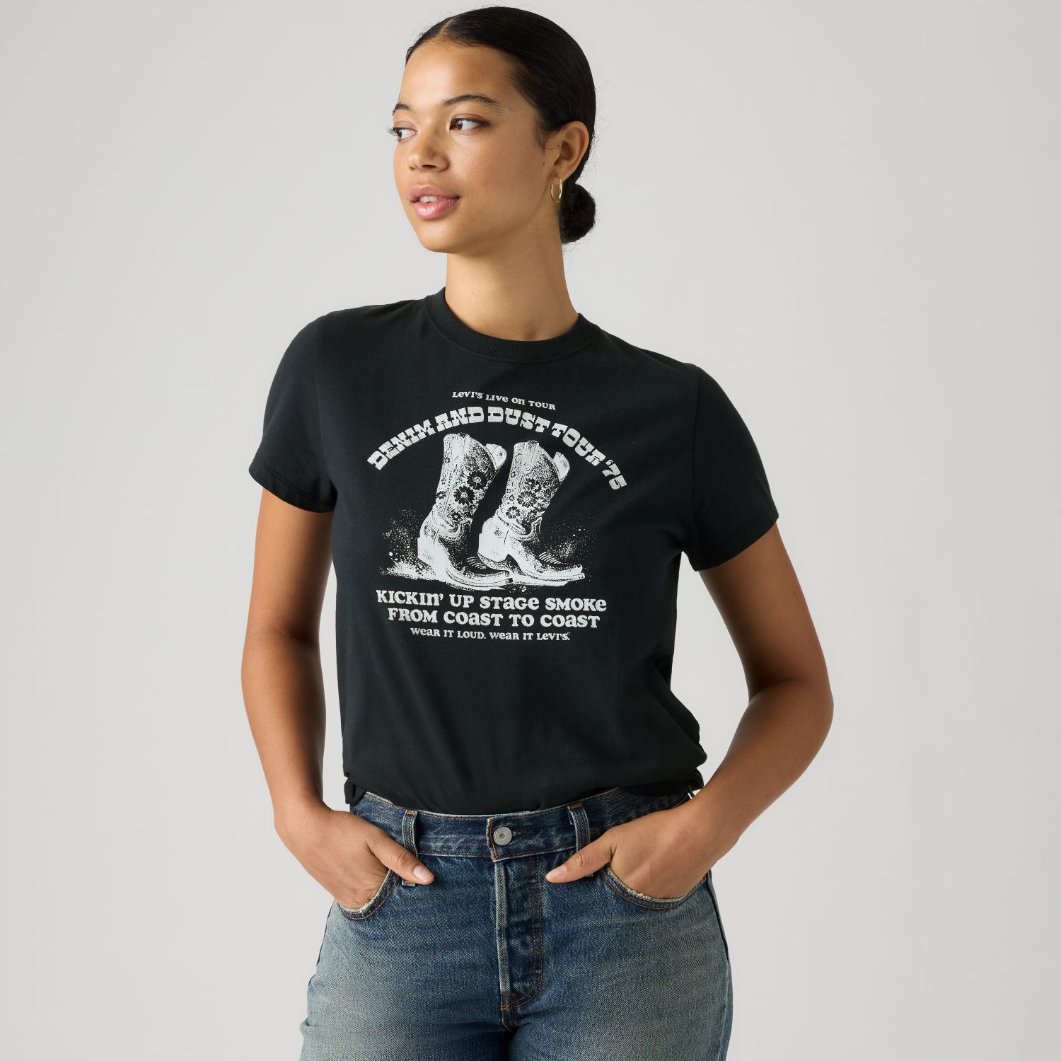 POLO MUJER FAVORITE TEE NEGRO LEVIS 005GV-0084 - 3