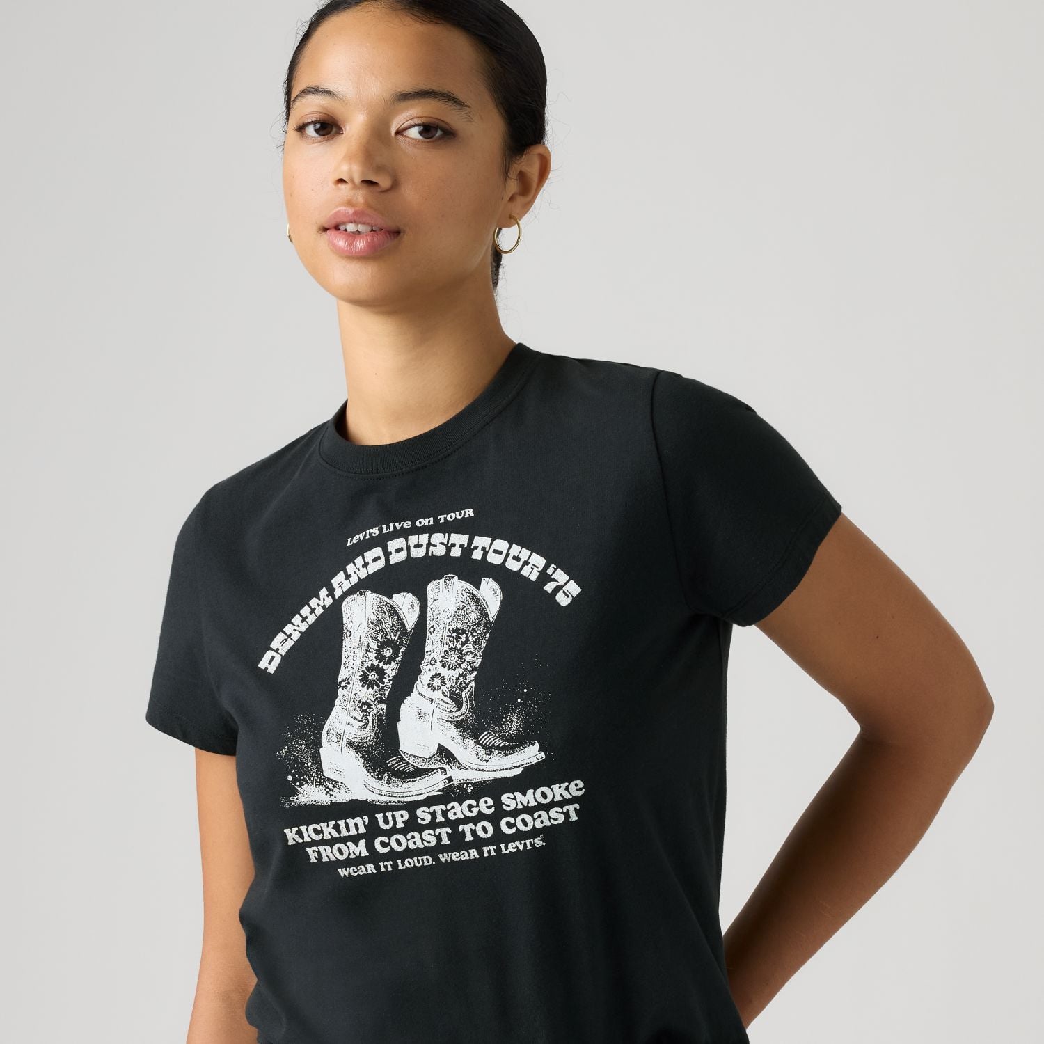 POLO MUJER FAVORITE TEE NEGRO LEVIS 005GV-0084 - 4