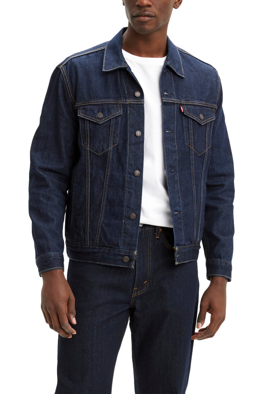 CASACA HOMBRE CUELLO EN PUNTA AZUL OSCURO LEVIS 72334-0134 - 3