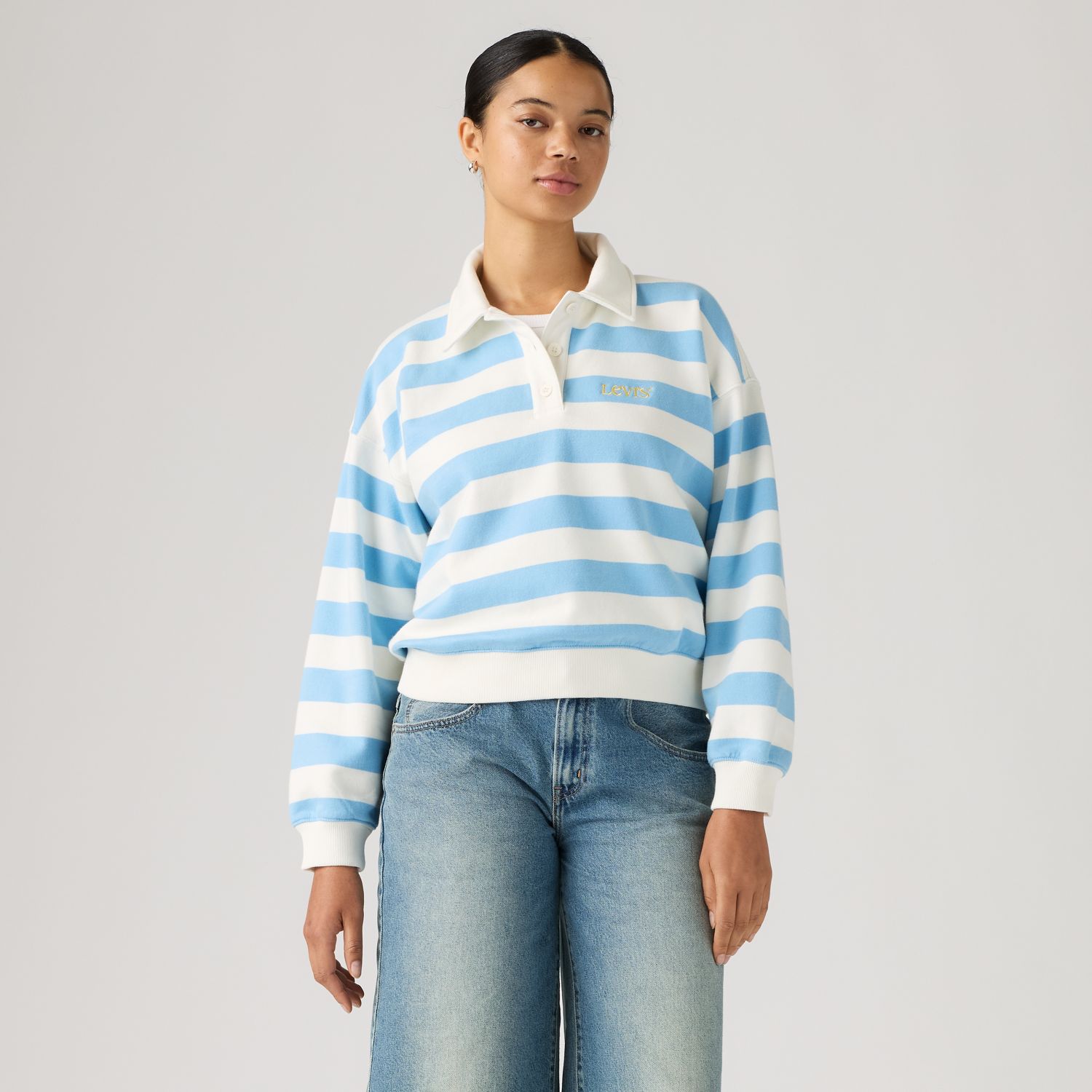 POLERÓN MUJER VINTAGE RUGBY MULTICOLOR LEVIS 008SX-0001 - 1
