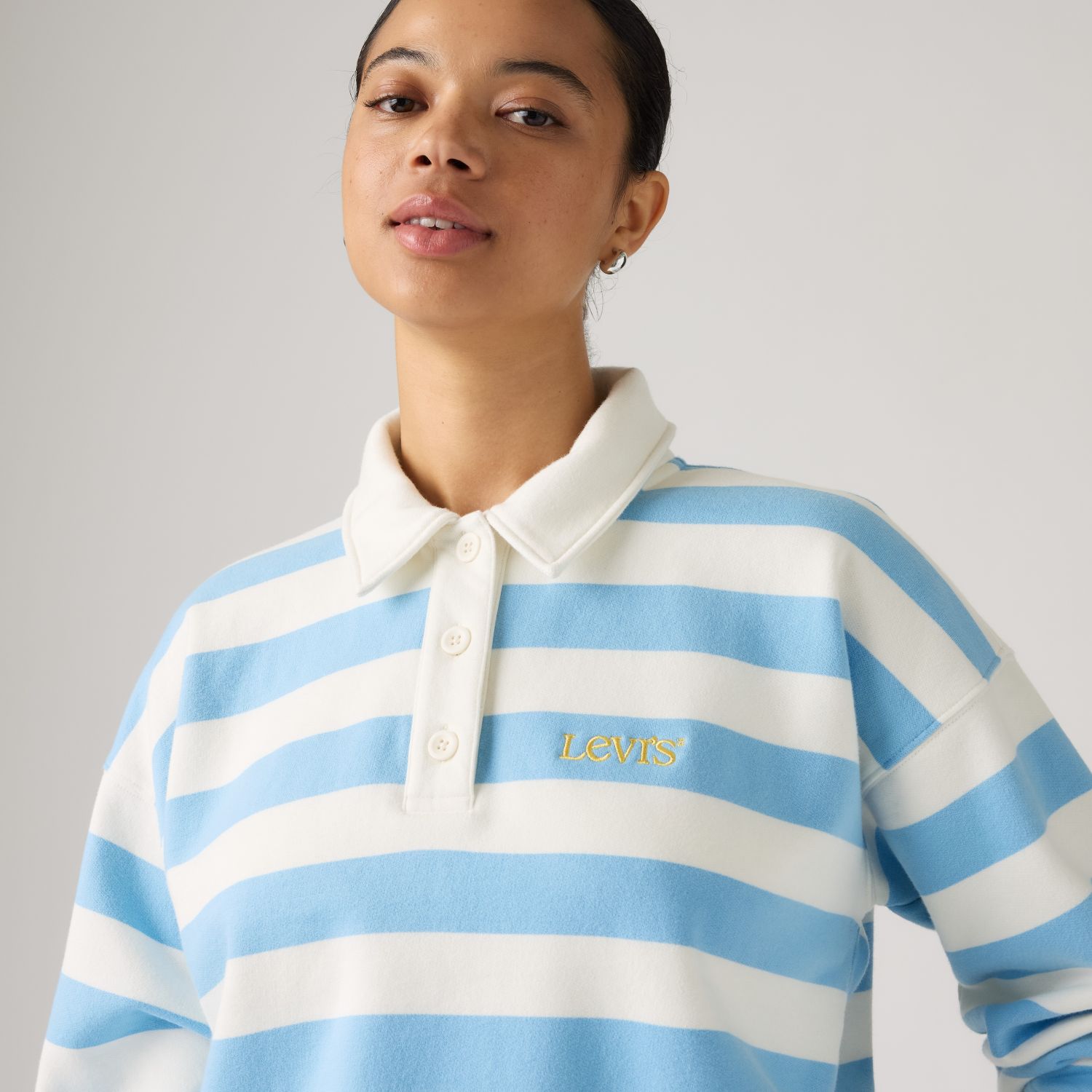 POLERÓN MUJER VINTAGE RUGBY MULTICOLOR LEVIS 008SX-0001 - 4