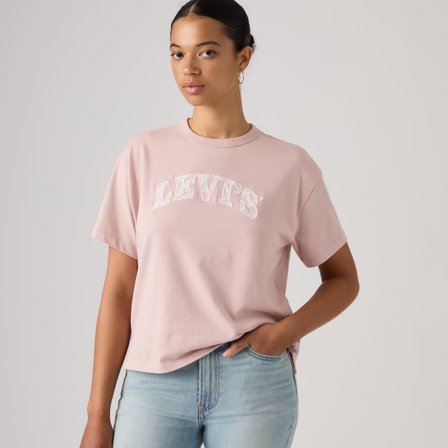 POLO MUJER VINTAGE TEE ROSADO LEVIS 005OY-0059 - 3