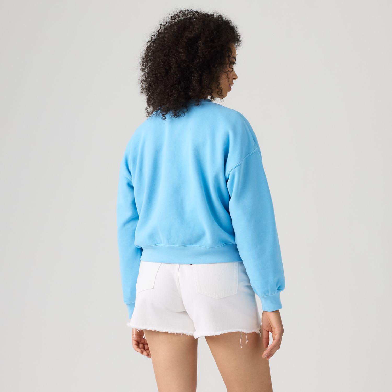 POLERÓN MUJER VINTAGE BOXY CELESTE LEVIS 005I9-0018 - 2