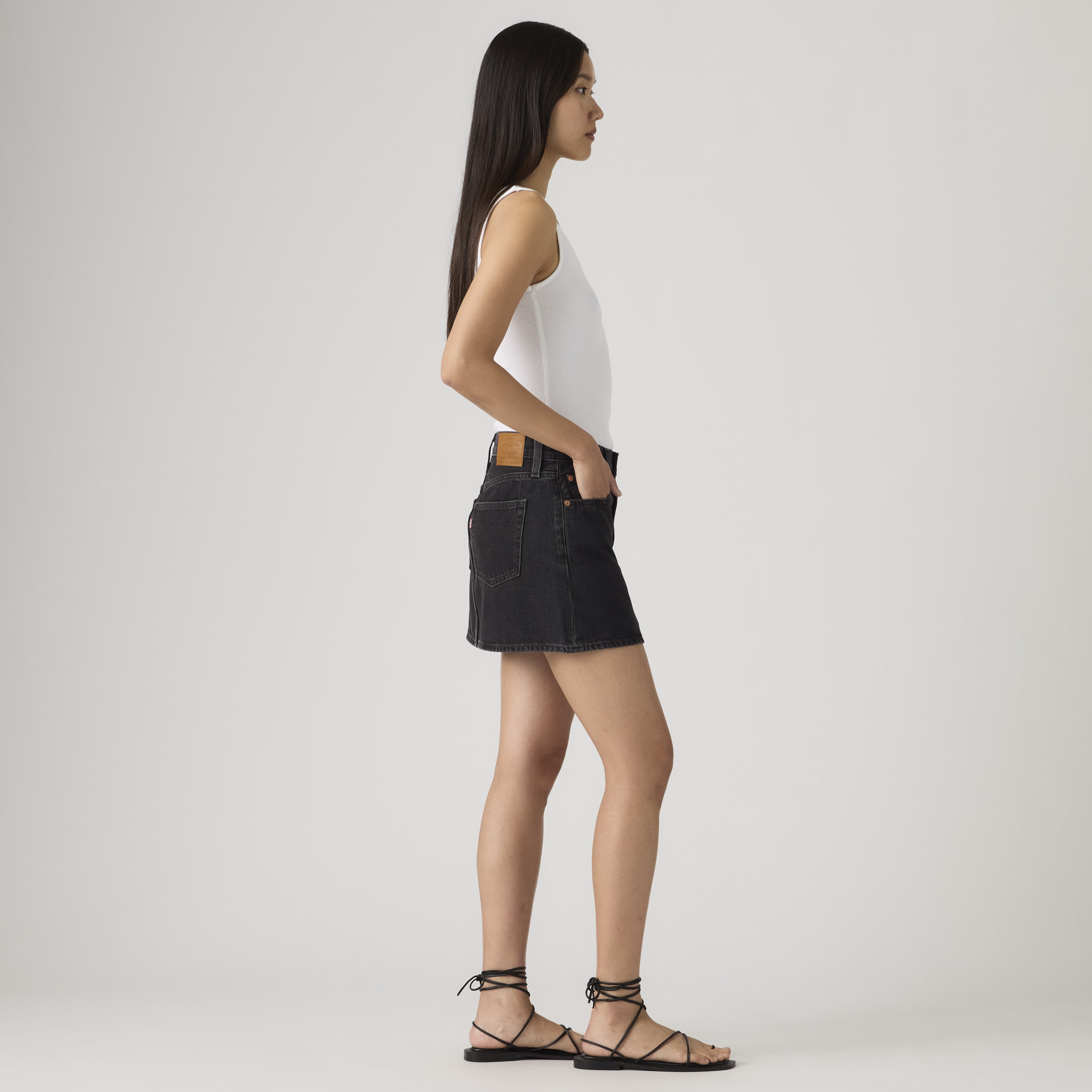 FALDA MUJER ICON SKIRT NEGRO LEVIS A4694-0063 - 2