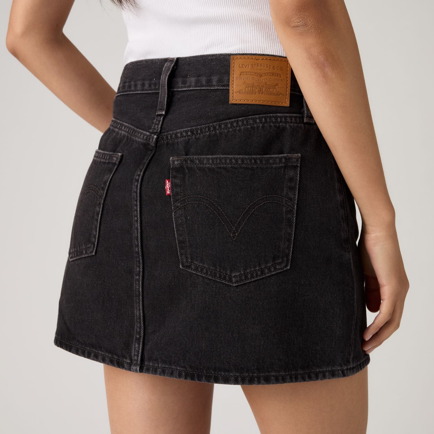FALDA MUJER ICON SKIRT NEGRO LEVIS A4694-0063 - 4