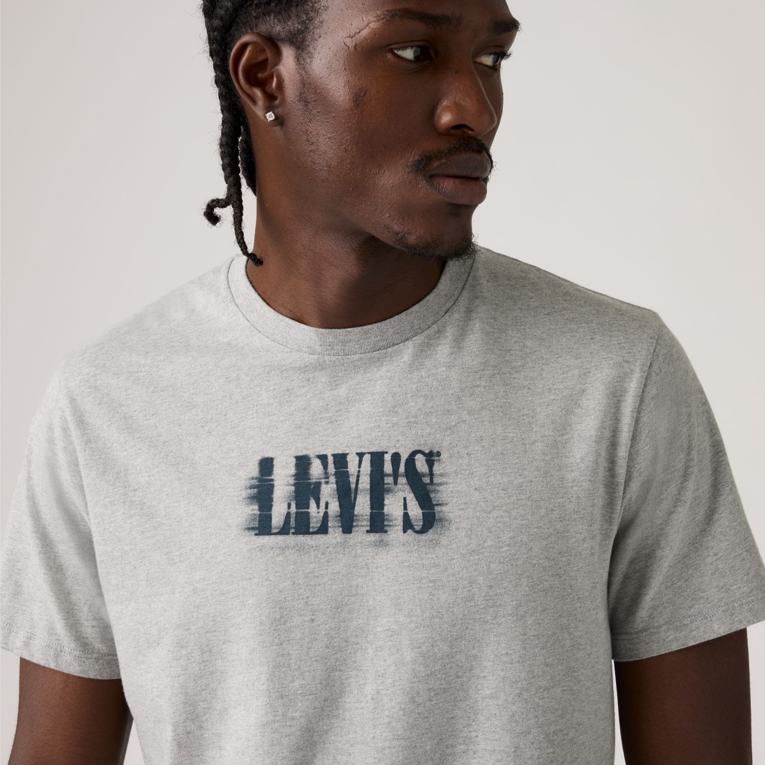 POLO HOMBRE GRAPHIC CREWNECK TEE GRIS LEVIS 22491-2181 - 4