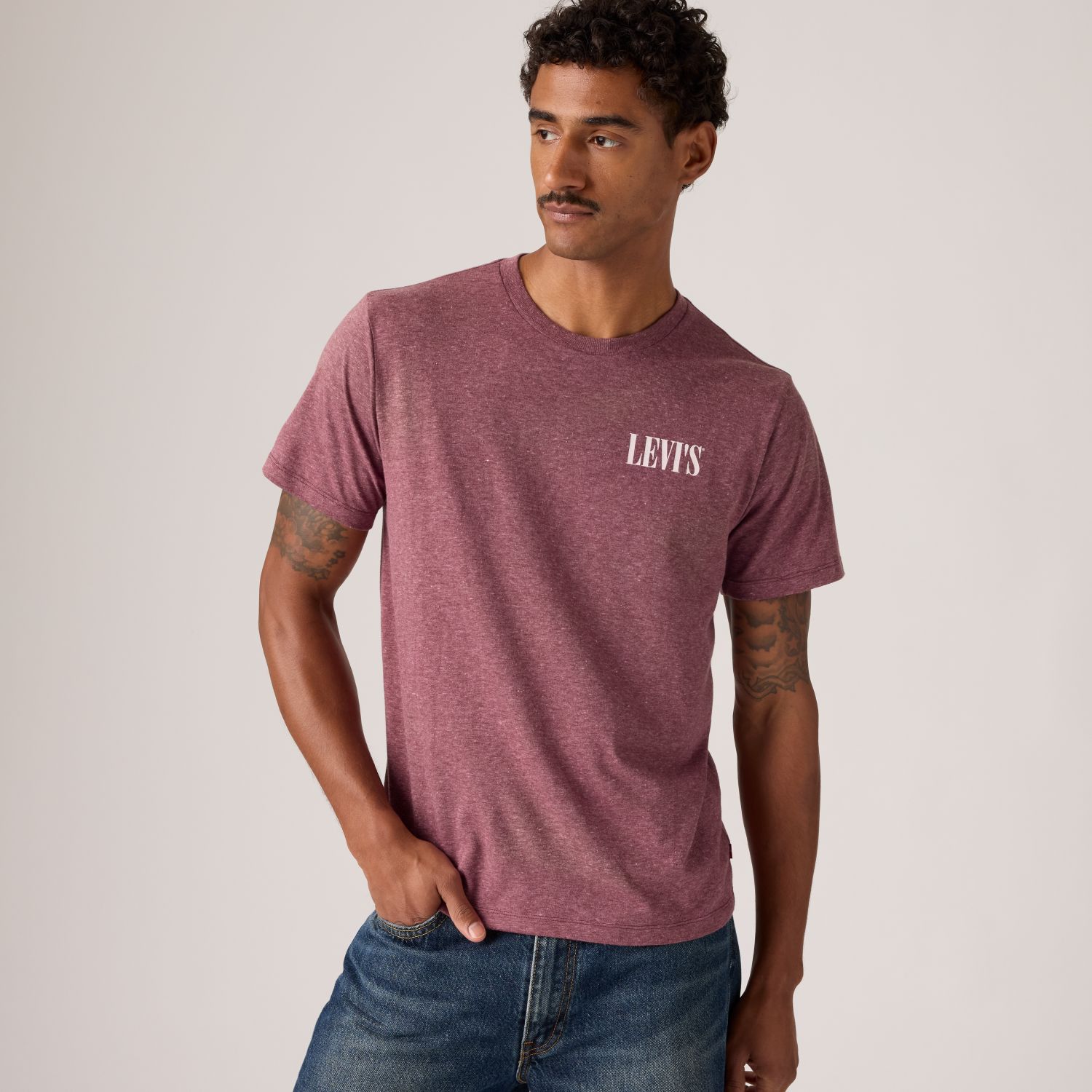 POLO HOMBRE GRAPHIC CREWNECK TEE BURDEO LEVIS 22491-2161 - 3