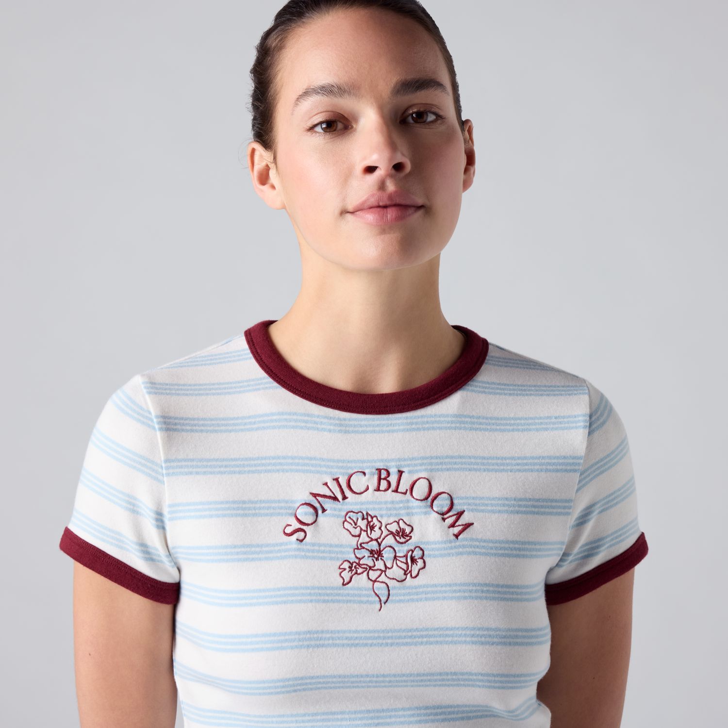 POLO MUJER ESSENTIAL BABY RINGER MULTICOLOR LEVIS 008A1-0012 - 4