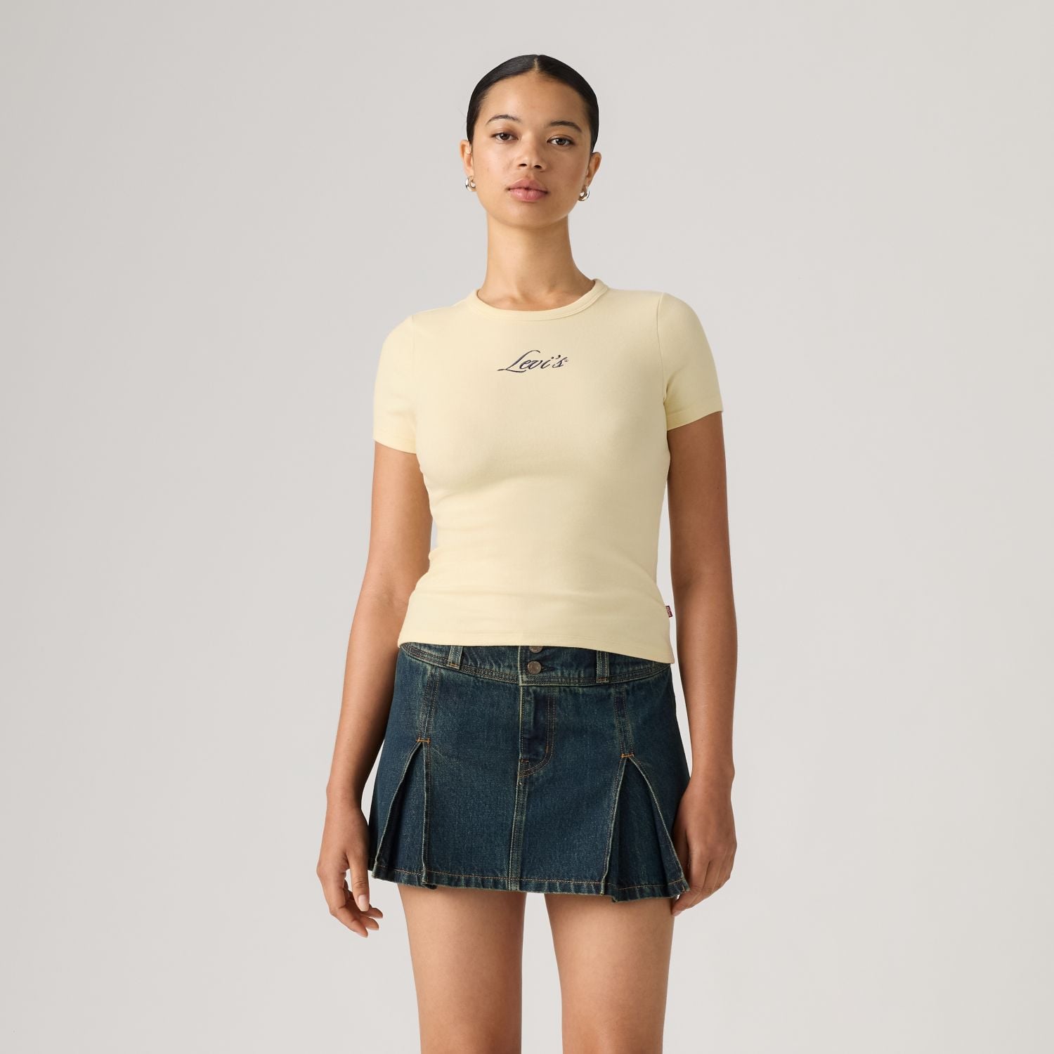 POLO MUJER HAYES TEE AMARILLO LEVIS 008A8-0008 - 1