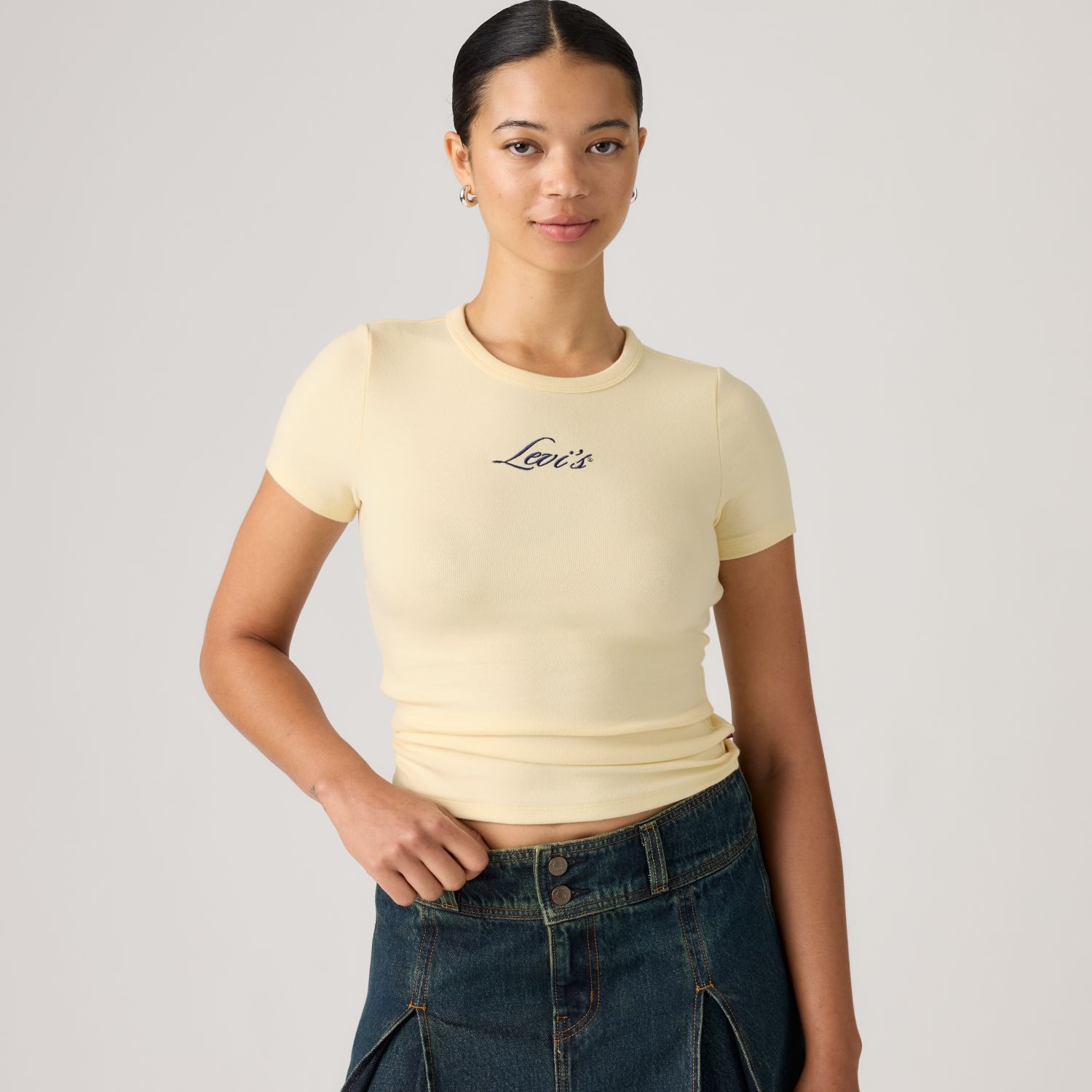 POLO MUJER HAYES TEE AMARILLO LEVIS 008A8-0008 - 3