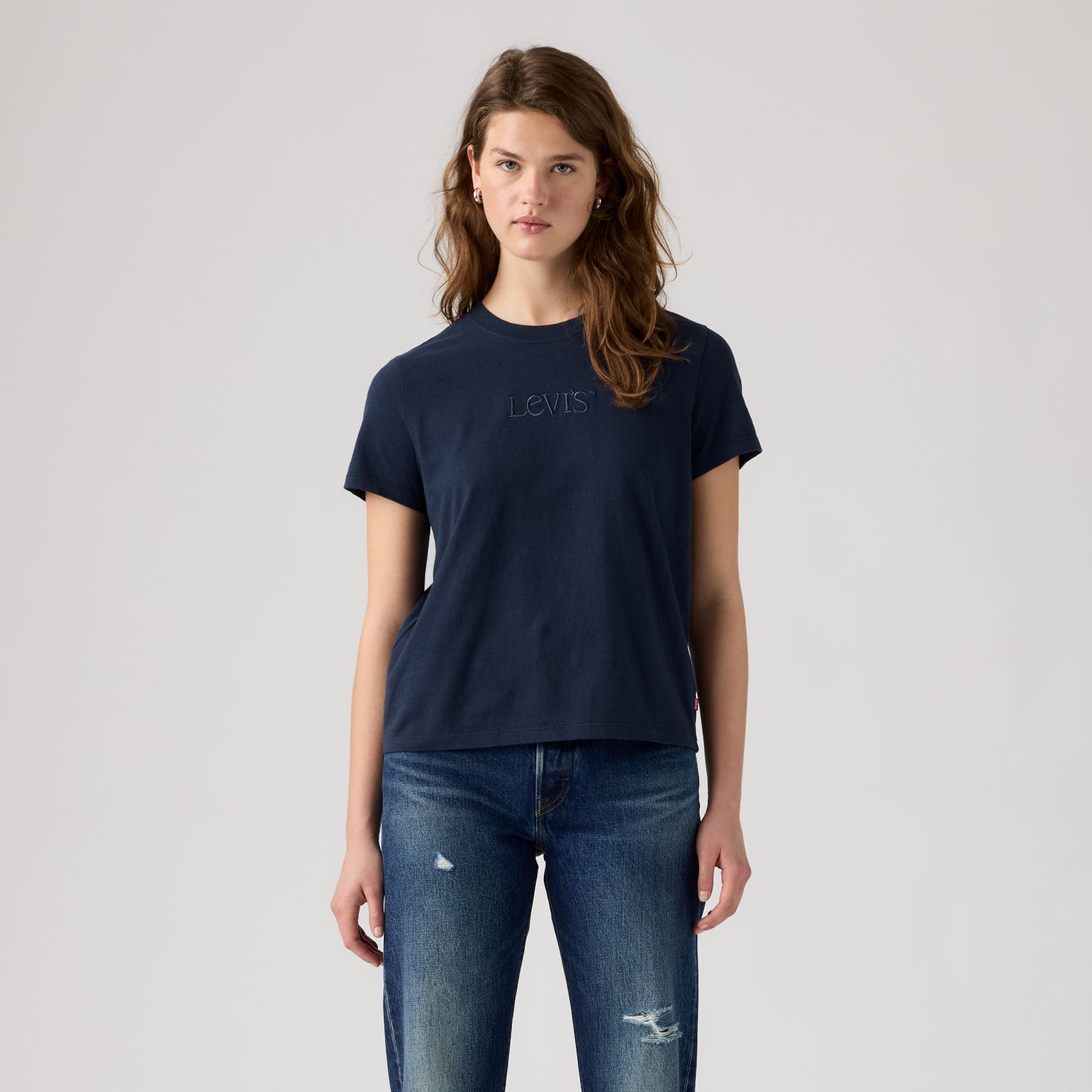 POLO MUJER FAVORITE TEE AZUL LEVIS 005GV-0087 - 1