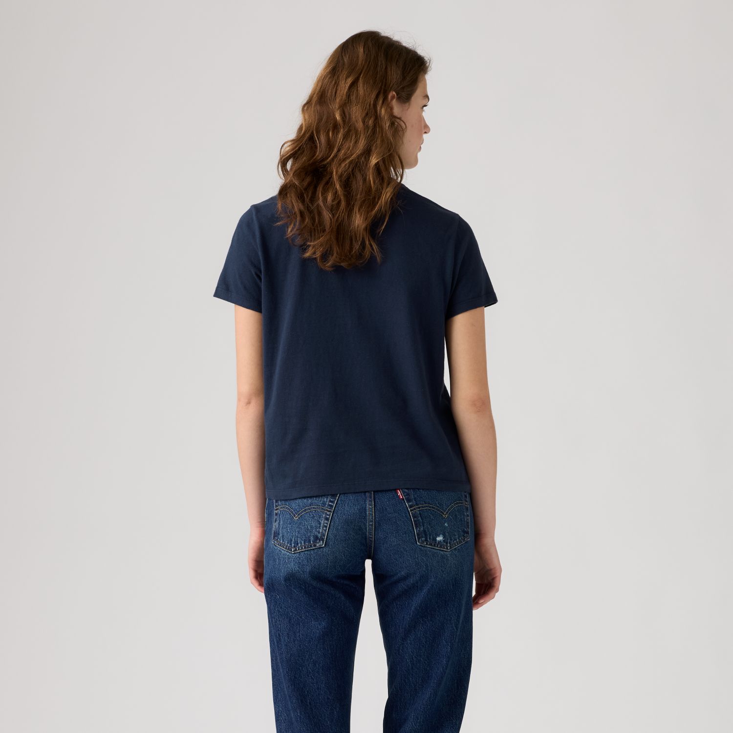 POLO MUJER FAVORITE TEE AZUL LEVIS 005GV-0087 - 2