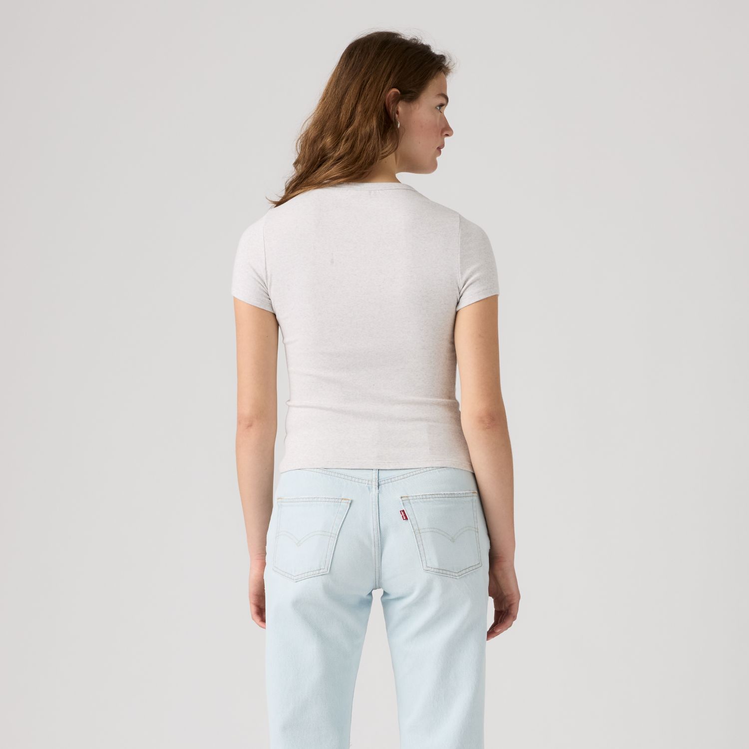 POLO MUJER HAYES TEE GRIS LEVIS 008A8-0010 - 2