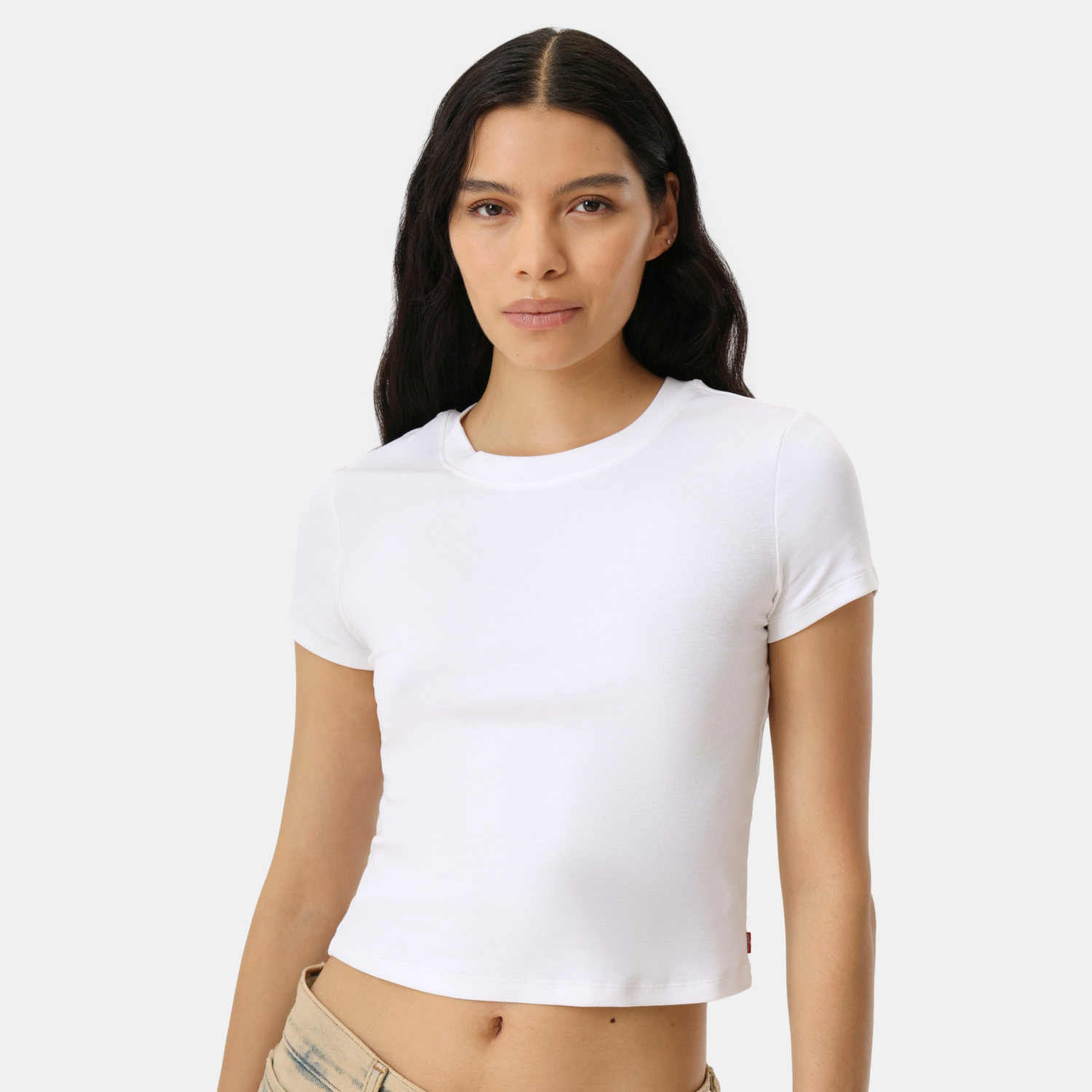 POLO MUJER ESSENTIAL BABY TEE BLANCO LEVIS 0085R-0000 - 4