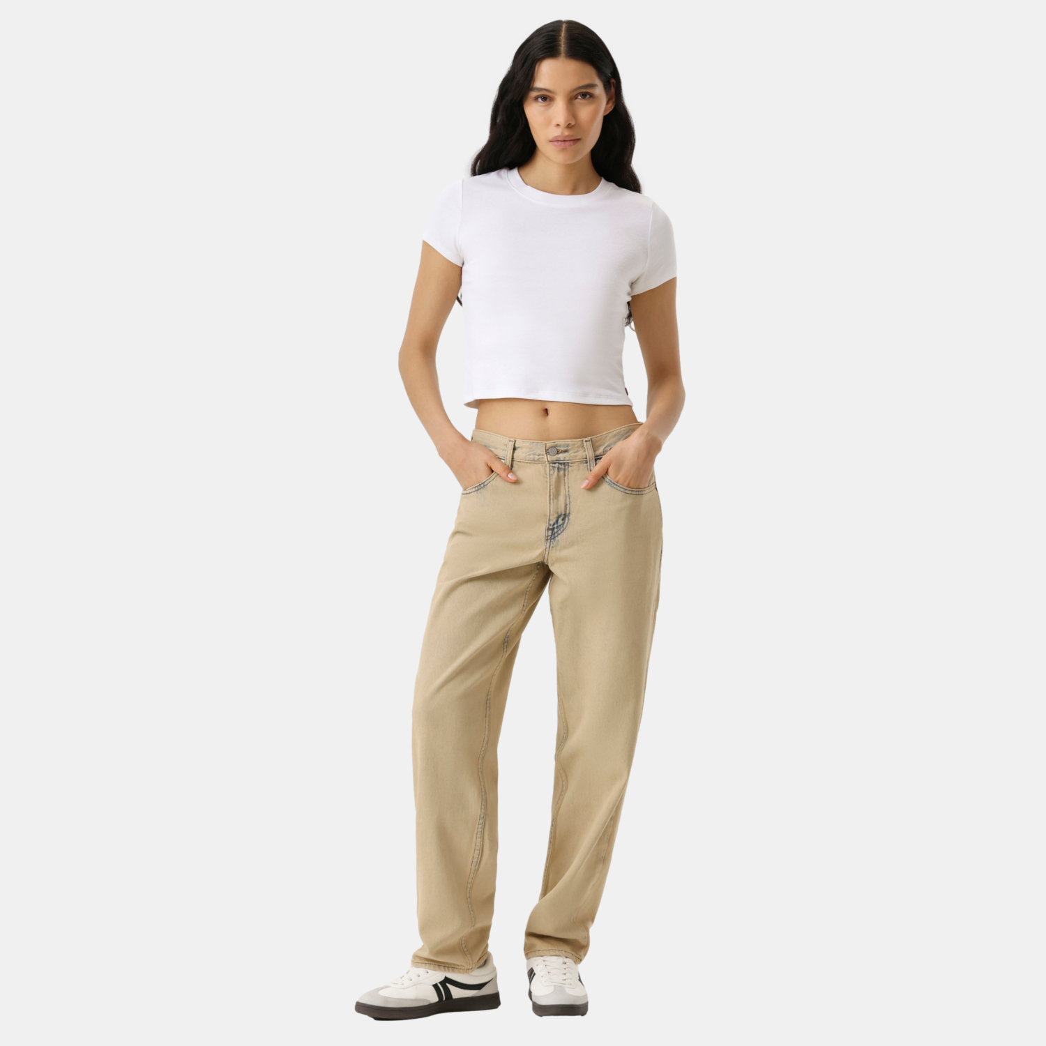 POLO MUJER ESSENTIAL BABY TEE BLANCO LEVIS 0085R-0000 - 5