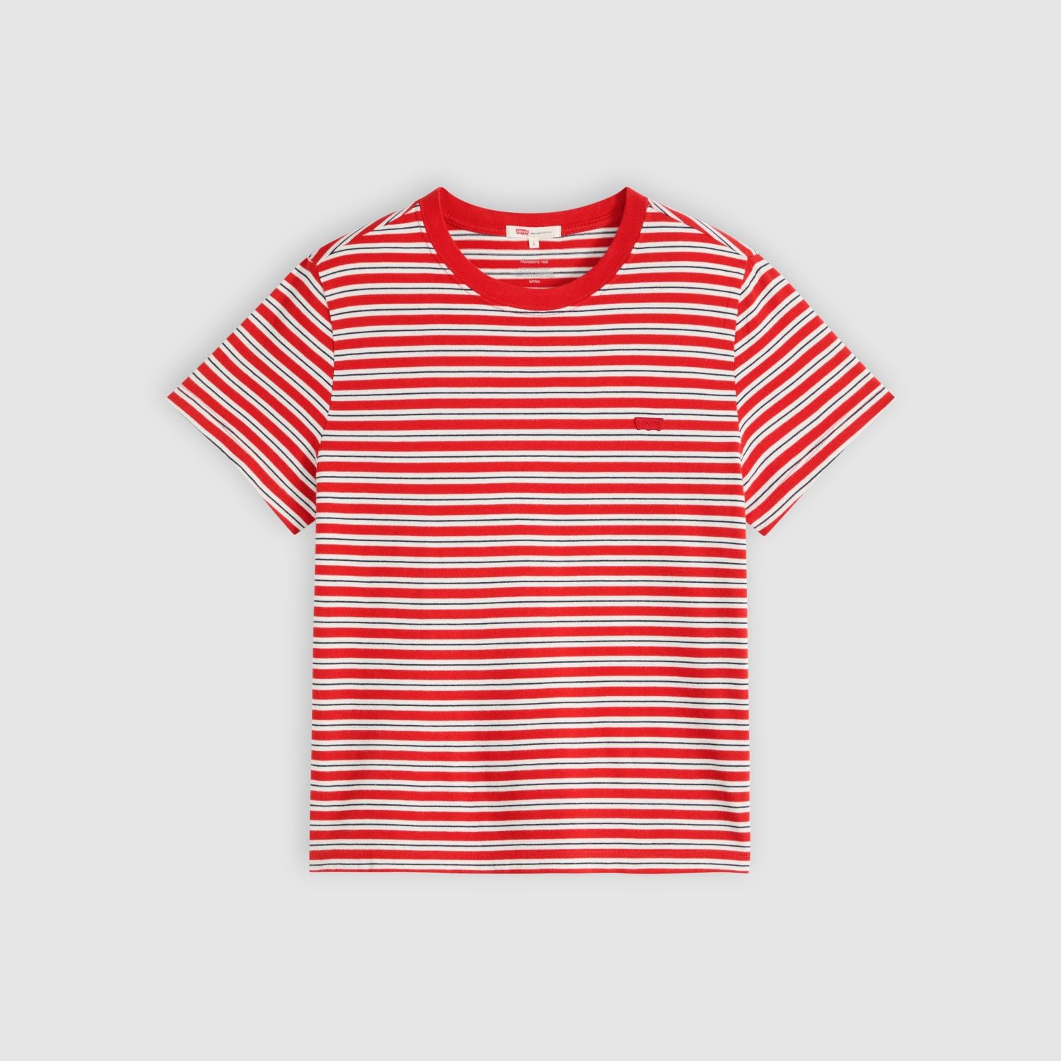 POLO MUJER FAVORITE COTTON TEE ROJO LEVIS 005J2-0032 - 4