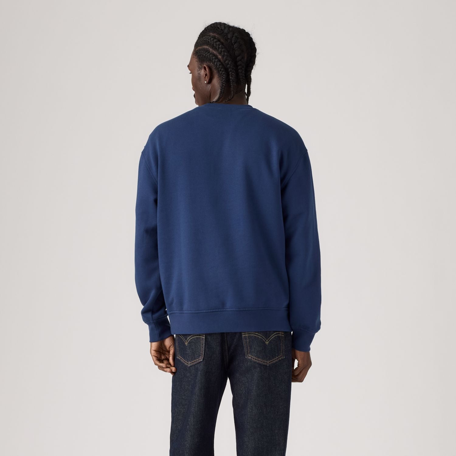 POLERÓN HOMBRE SWEATS CREW AZUL LEVIS A1572-0126 - 2