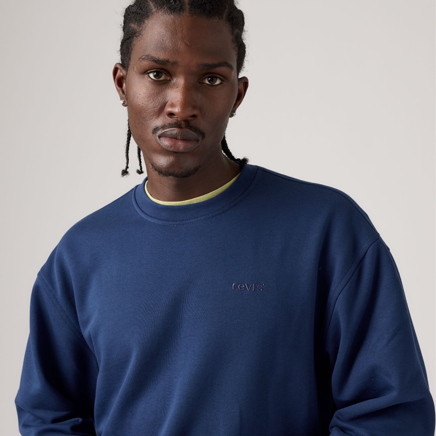 POLERÓN HOMBRE SWEATS CREW AZUL LEVIS A1572-0126 - 4
