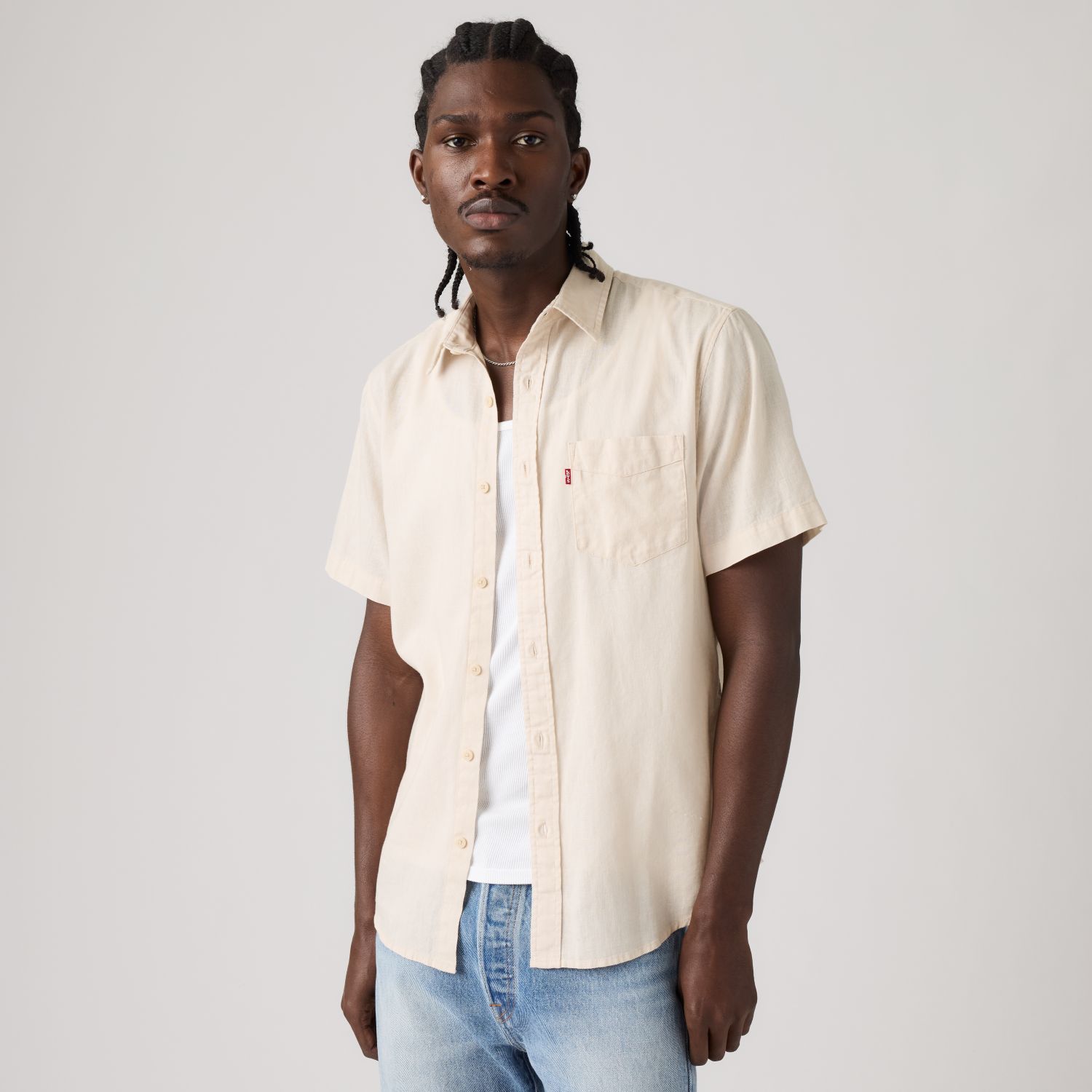 CAMISA HOMBRE CLASSIC 1 PKT STANDARD BEIGE LEVIS 86627-0347 - 3