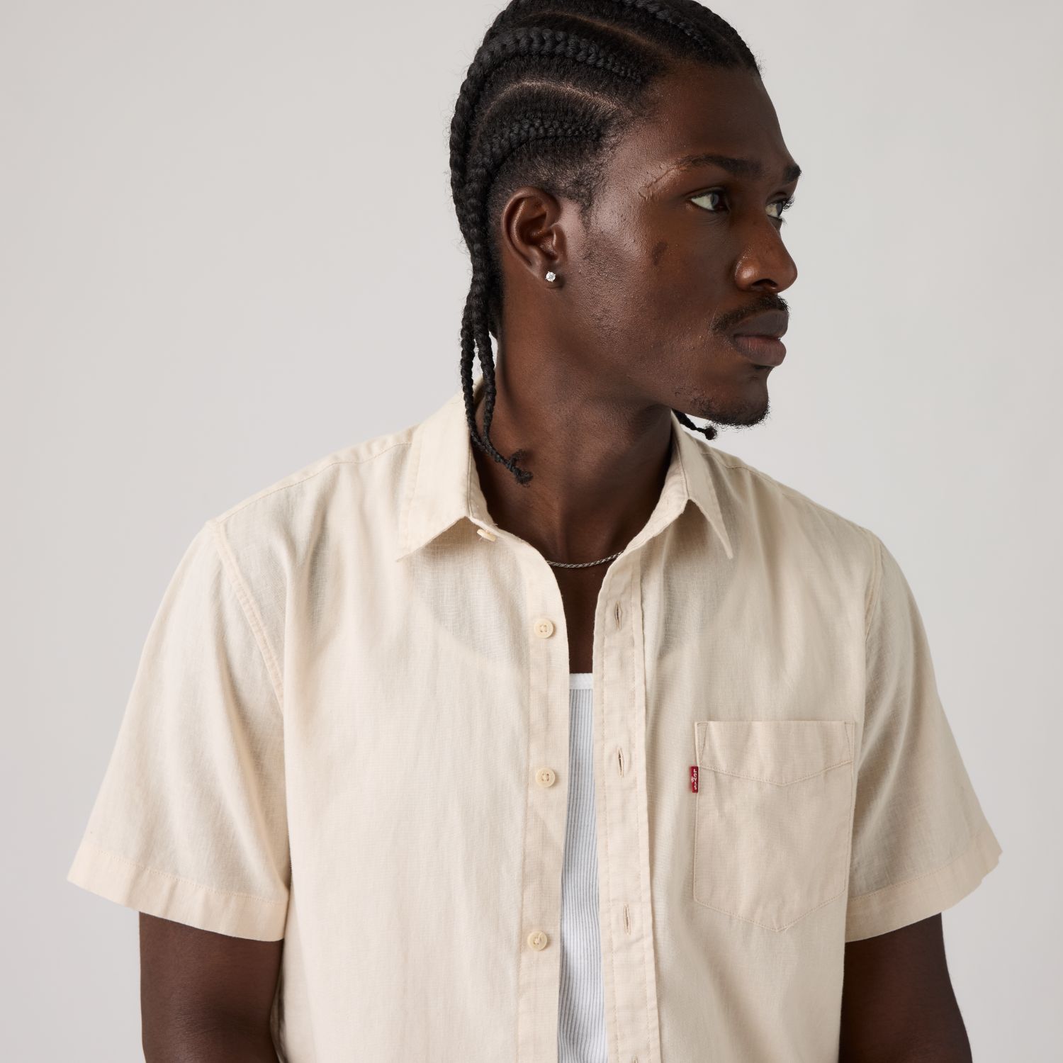 CAMISA HOMBRE CLASSIC 1 PKT STANDARD BEIGE LEVIS 86627-0347 - 4