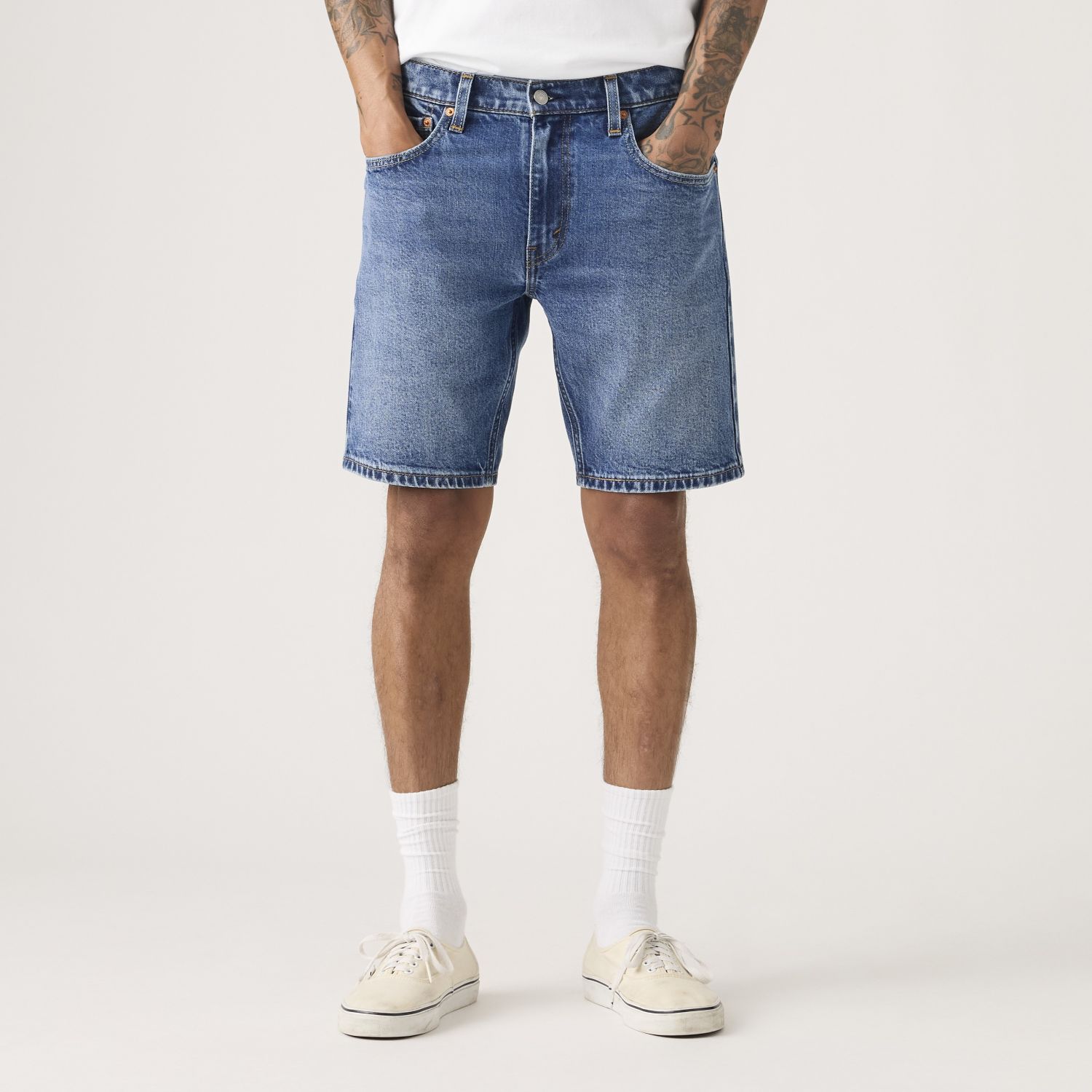 SHORTS HOMBRE 412 SLIM SHORTS AZUL LEVIS 39387-0147 - 1