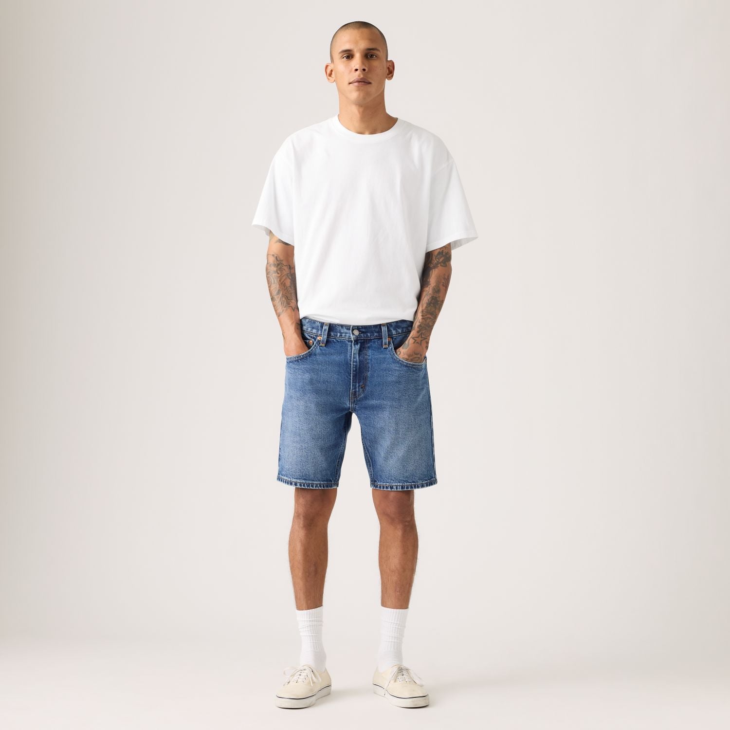 SHORTS HOMBRE 412 SLIM SHORTS AZUL LEVIS 39387-0147 - 2
