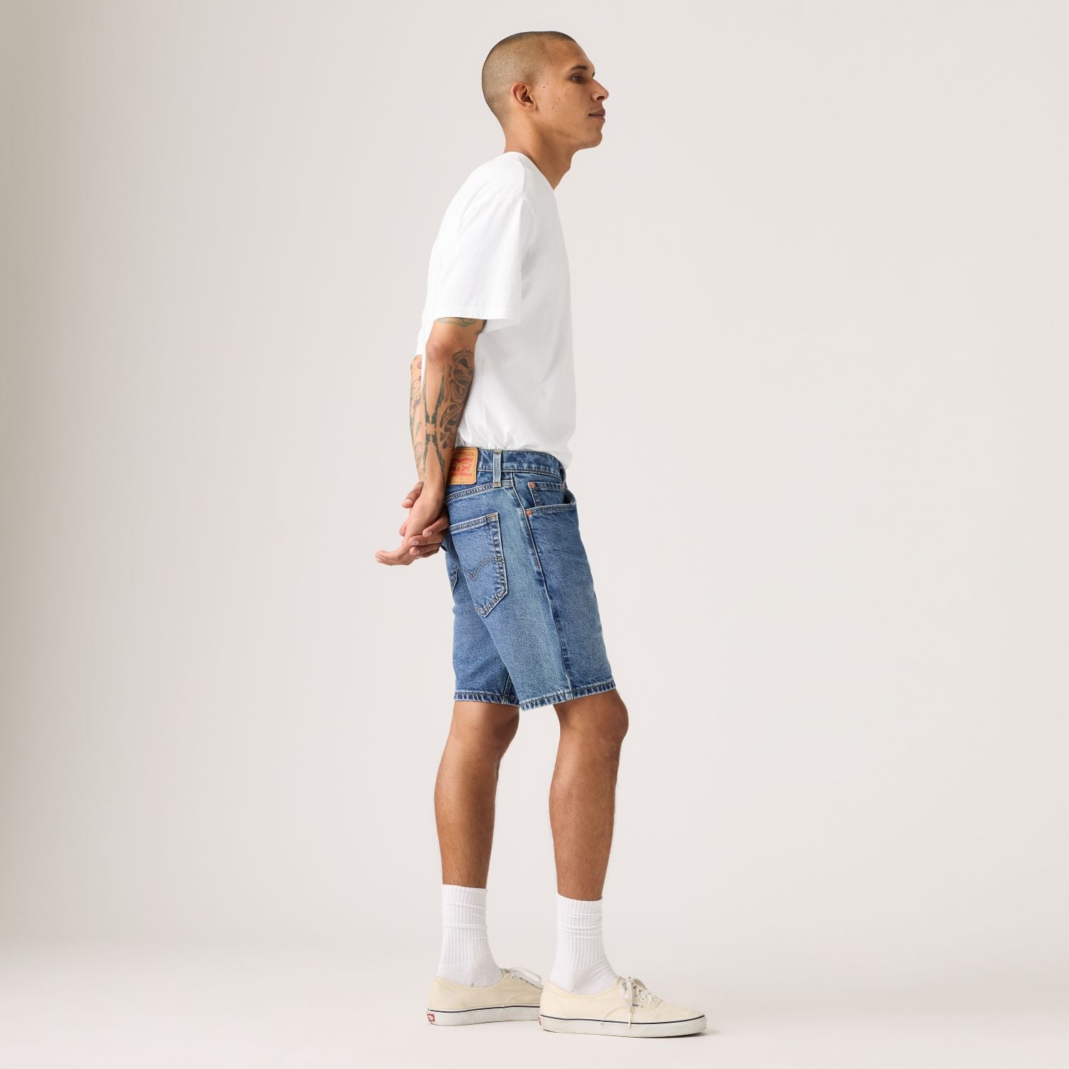 SHORTS HOMBRE 412 SLIM SHORTS AZUL LEVIS 39387-0147 - 3