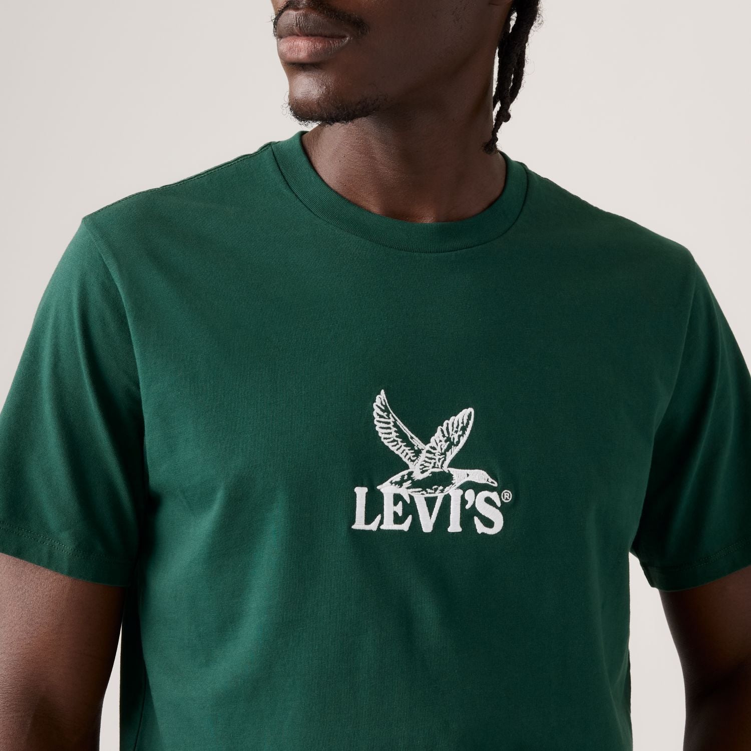 POLO HOMBRE GRAPHIC CREWNECK TEE VERDE LEVIS 22491-2178 - 4