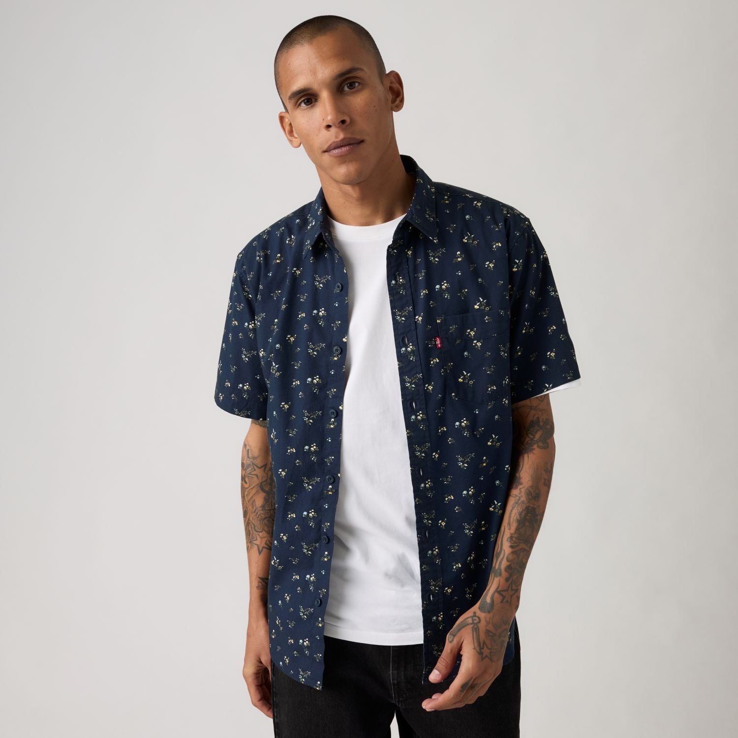 CAMISA HOMBRE CLASSIC 1 PKT STANDRD AZUL LEVIS 86627-0363 - 3