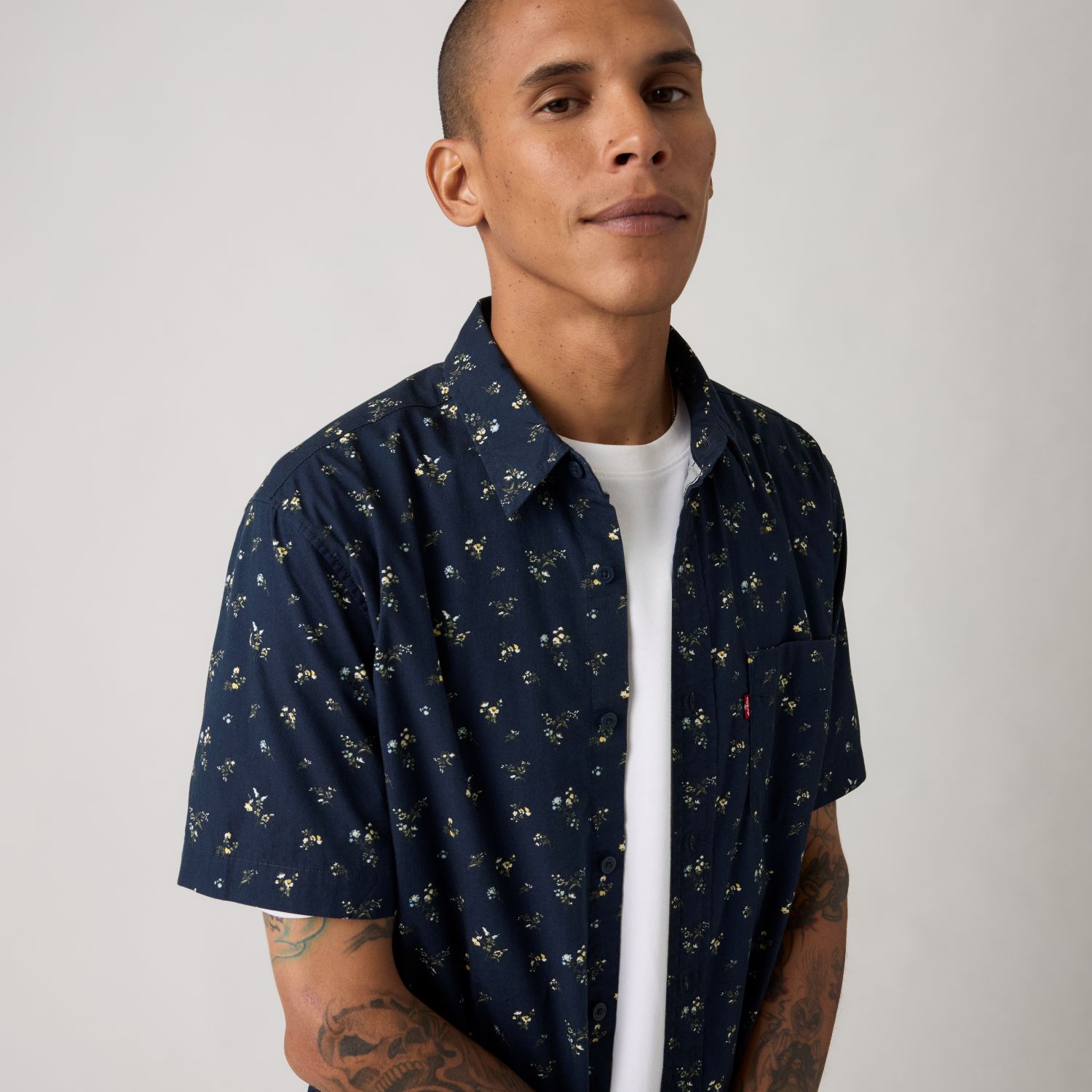 CAMISA HOMBRE CLASSIC 1 PKT STANDRD AZUL LEVIS 86627-0363 - 4