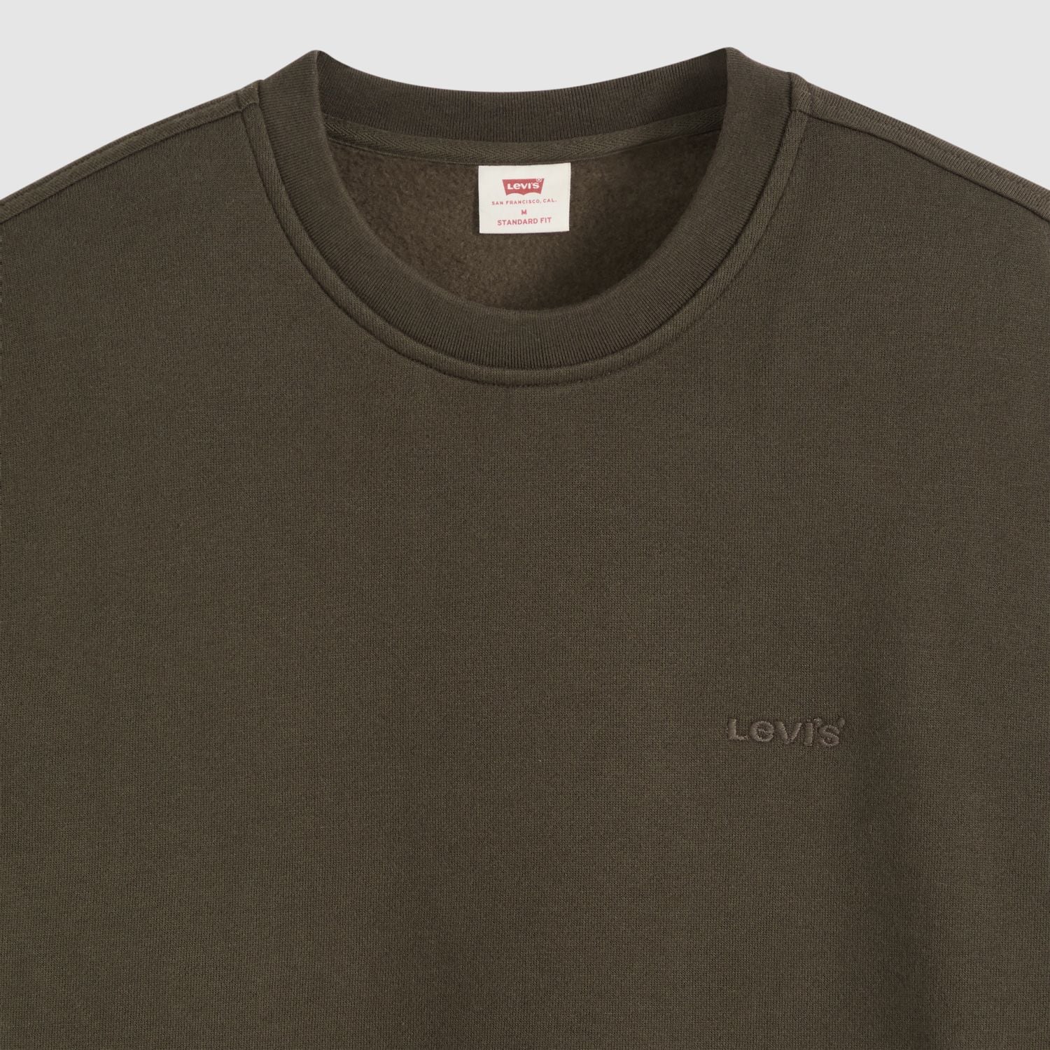 POLERÓN HOMBRE SWEATS CREW CAFÉ LEVIS A1572-0132 - 5