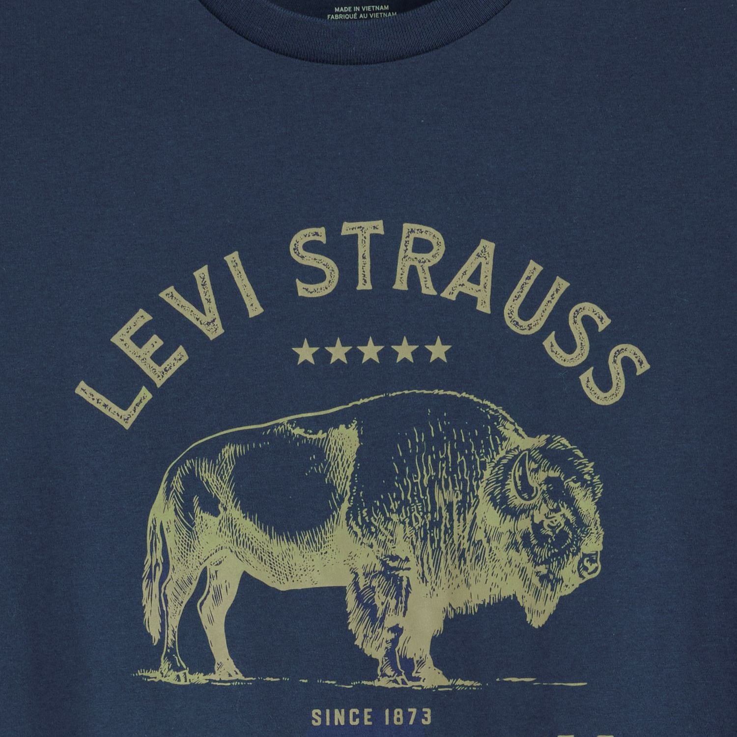 POLO HOMBRE GRAPHIC CREWNECK TEE AZUL LEVIS 22491-1527 - 5