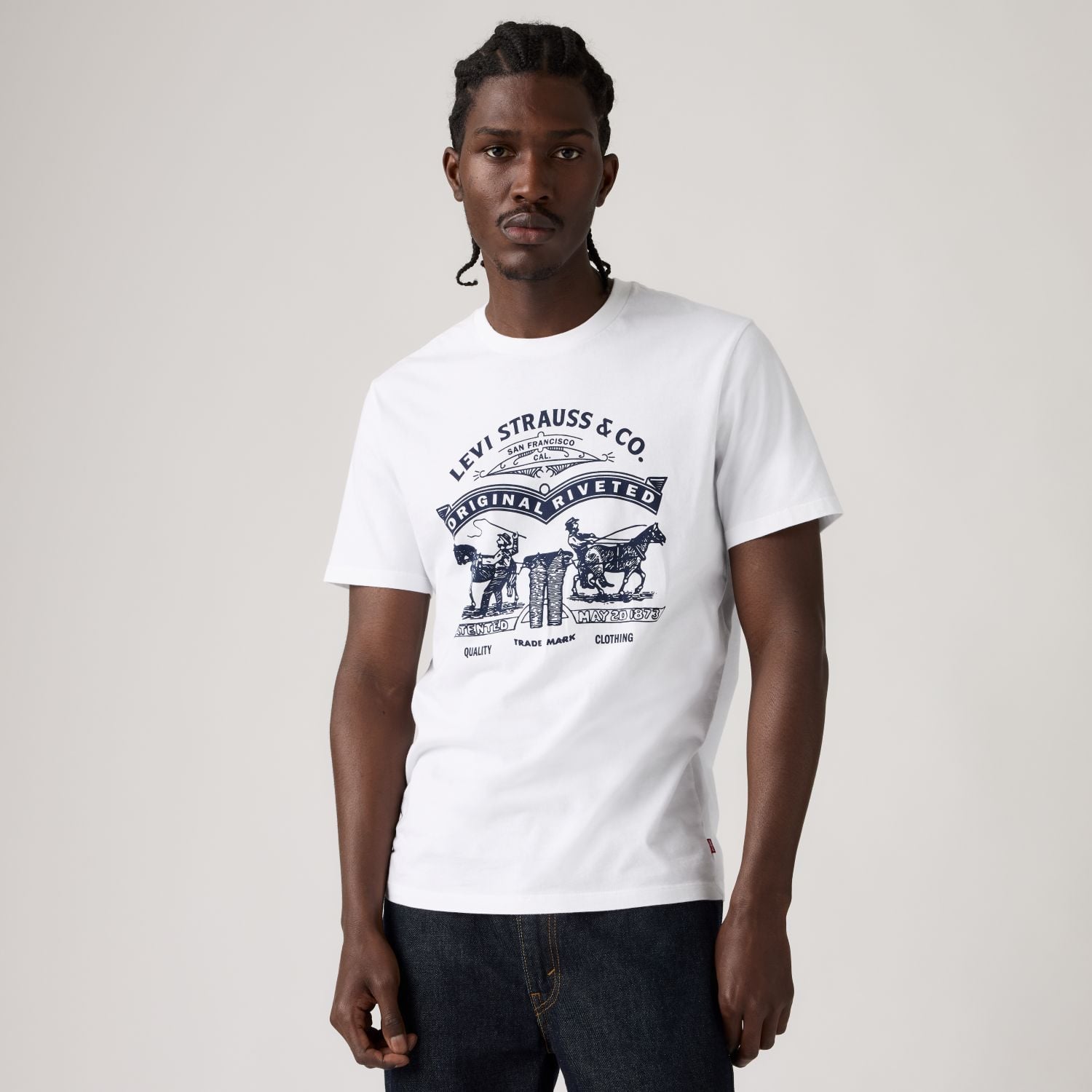 POLO HOMBRE GRAPHIC CREWNECK TEE BLANCO LEVIS 22491-2168 - 3