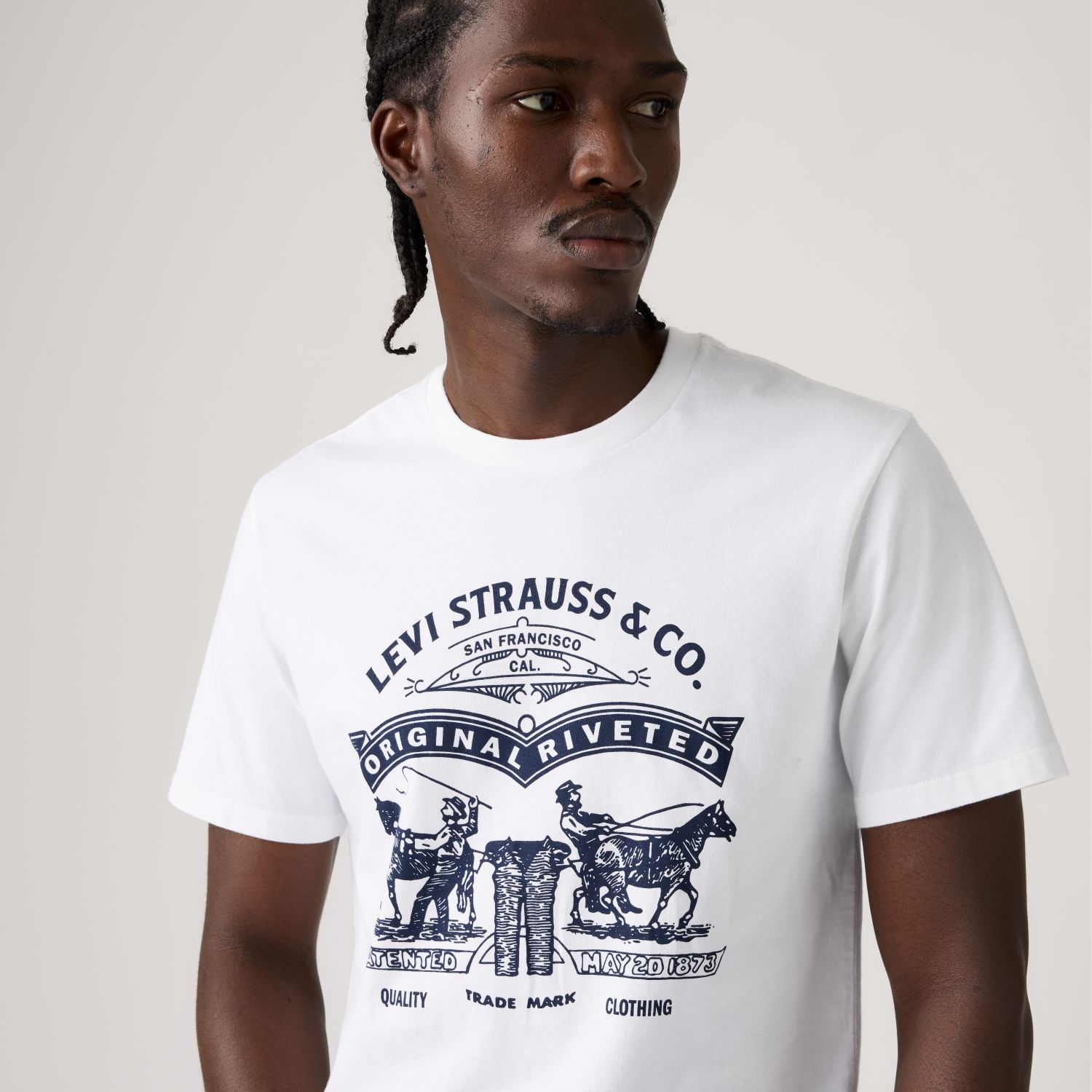 POLO HOMBRE GRAPHIC CREWNECK TEE BLANCO LEVIS 22491-2168 - 4
