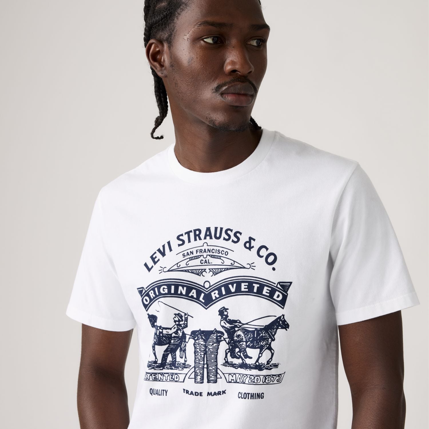 POLO HOMBRE GRAPHIC CREWNECK TEE BLANCO LEVIS 22491-2168 - 4