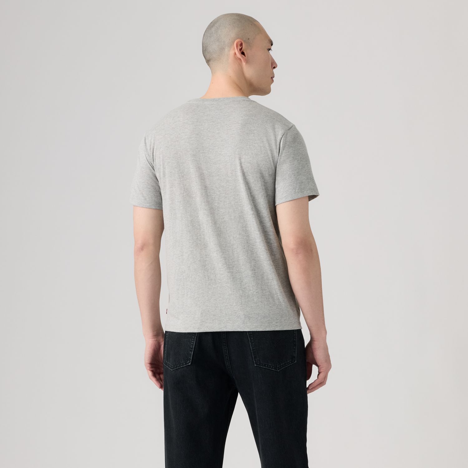 POLO HOMBRE GRAPHIC CREWNECK TEE GRIS LEVIS 22491-2158 - 2