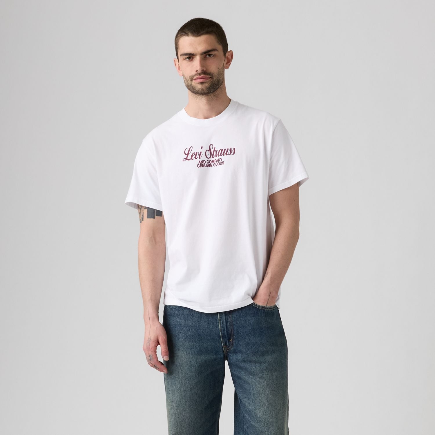 POLO HOMBRE RELAXED FIT TEE BLANCO LEVIS 16143-2672 - 1