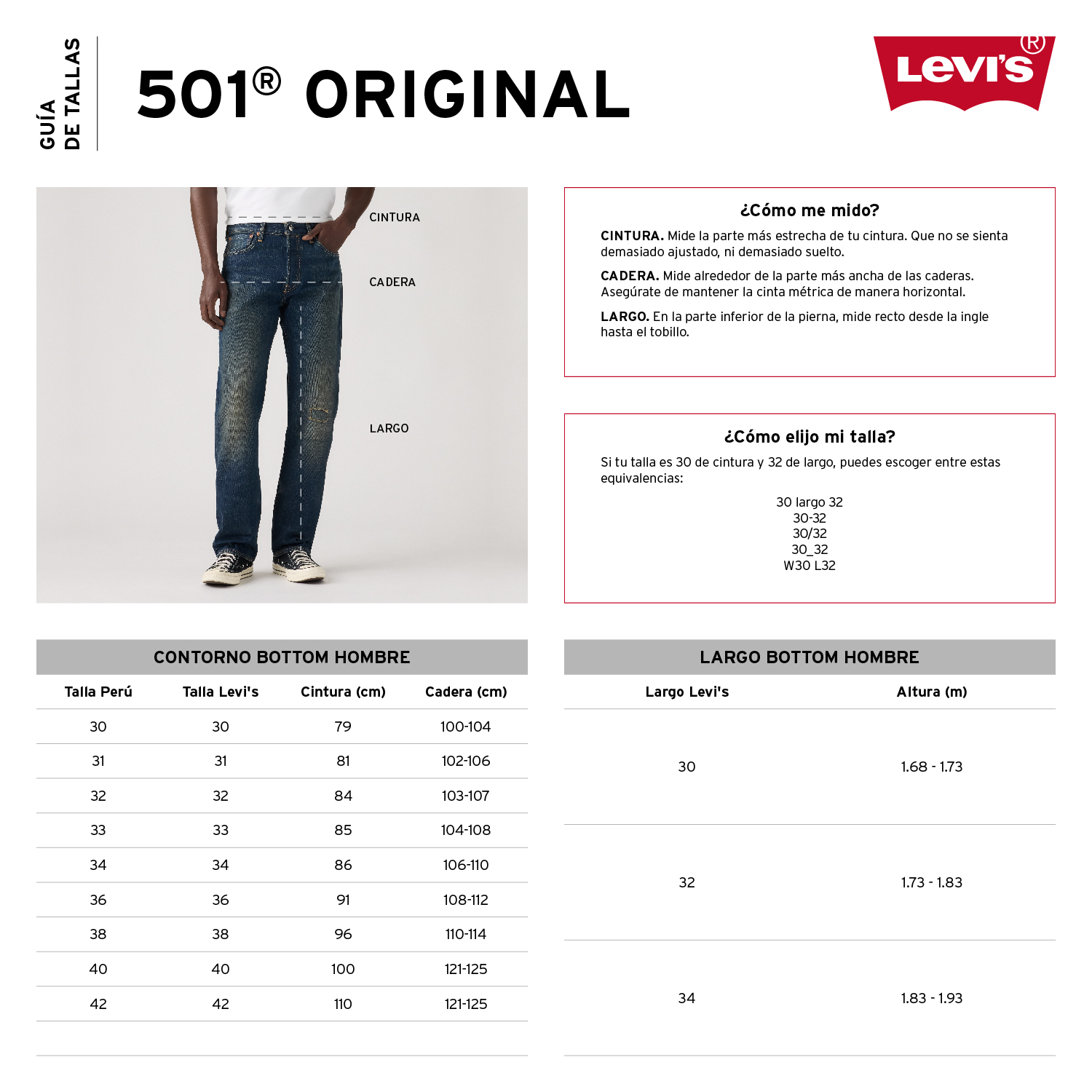 JEANS HOMBRE 501 CELESTE LEVIS 00501-3801 - 6