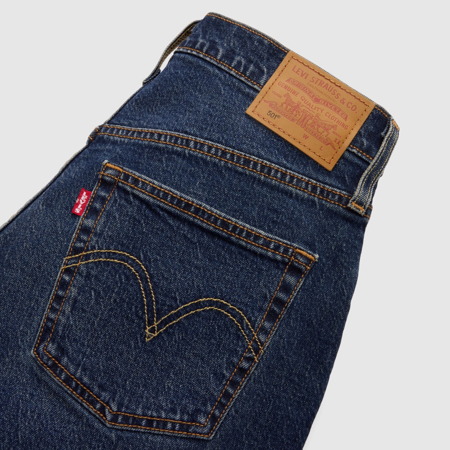 SHORTS MUJER 501 MID THIGH AZUL LEVIS A9296-0005 - 5