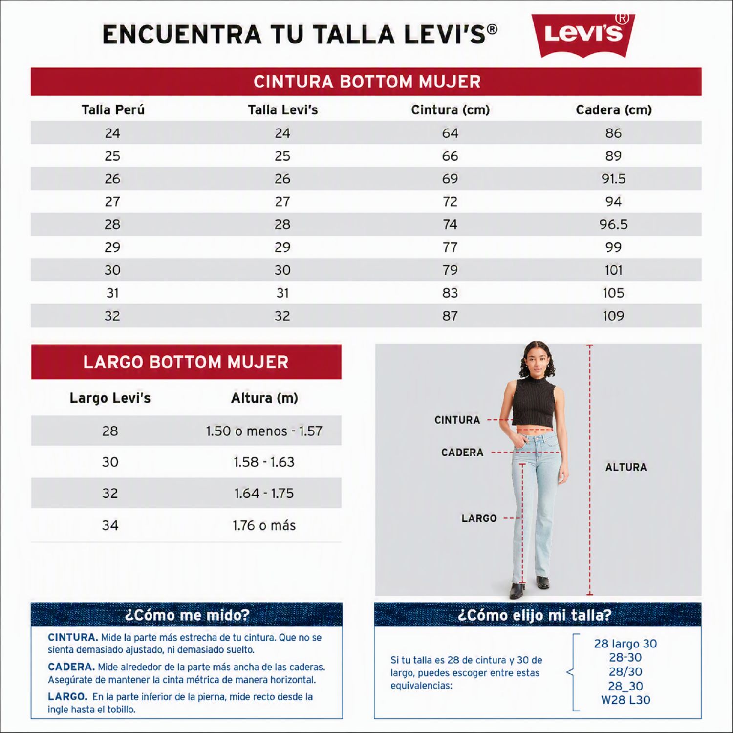SHORTS MUJER 501 MID THIGH AZUL LEVIS A9296-0005 - 6