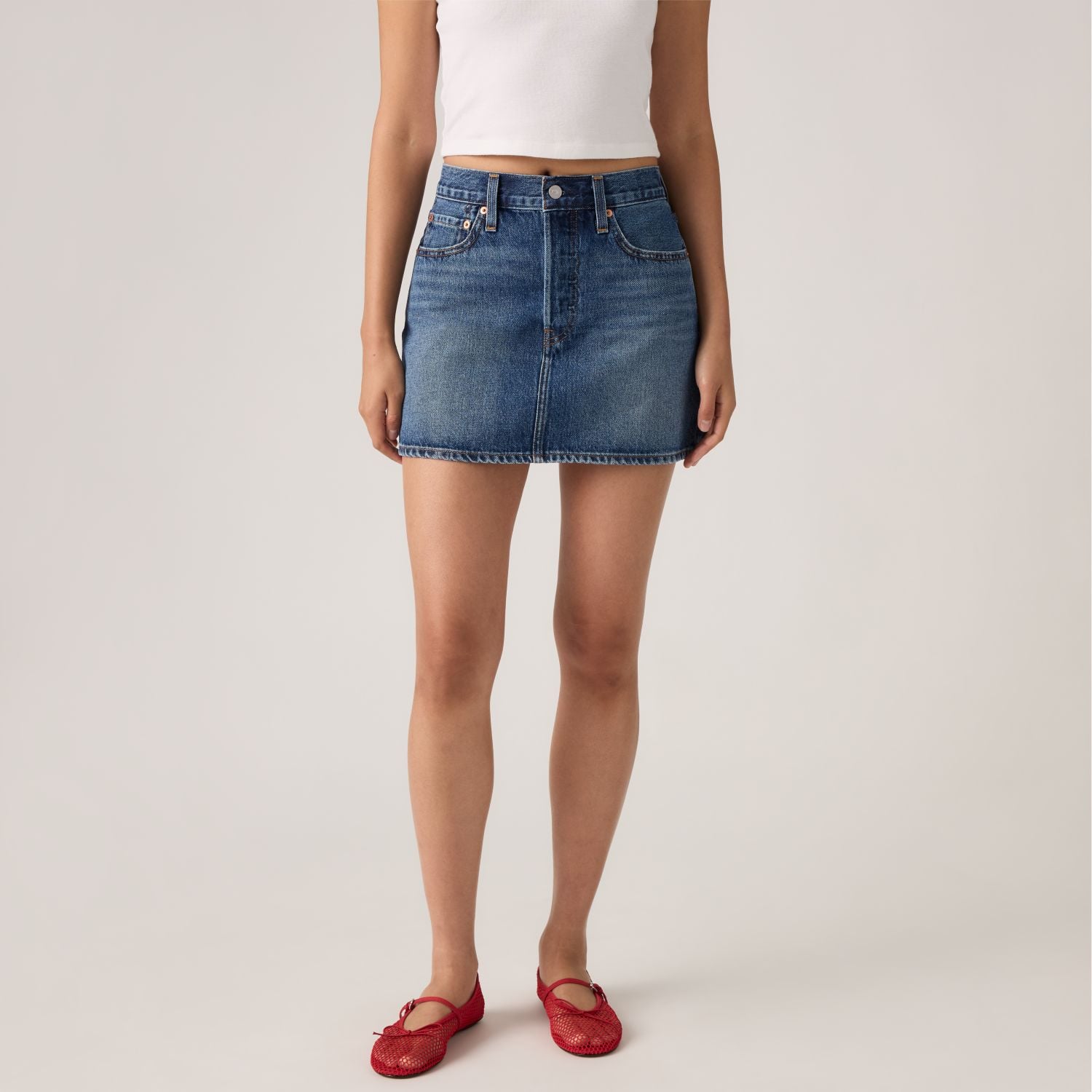 FALDA MUJER ICON SKIRT AZUL LEVIS A4694-0086 - 1