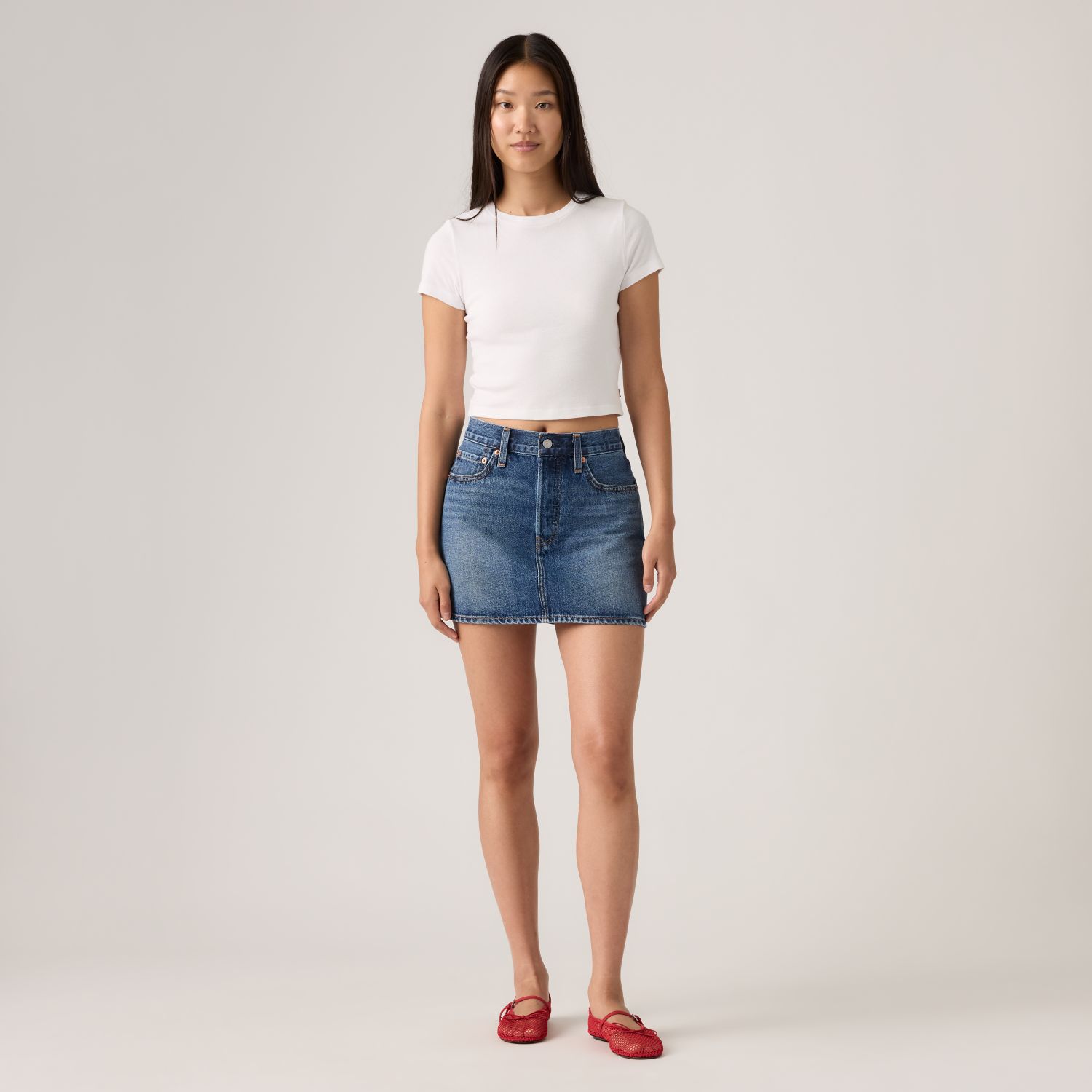FALDA MUJER ICON SKIRT AZUL LEVIS A4694-0086 - 2