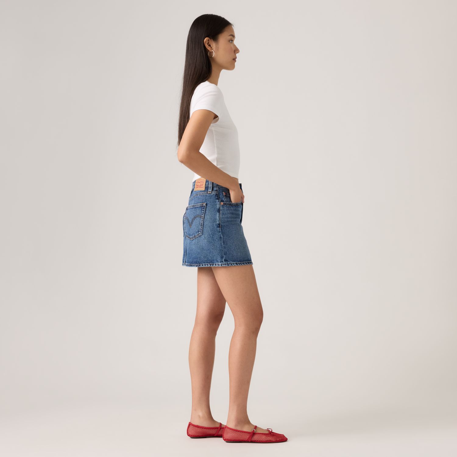 FALDA MUJER ICON SKIRT AZUL LEVIS A4694-0086 - 3