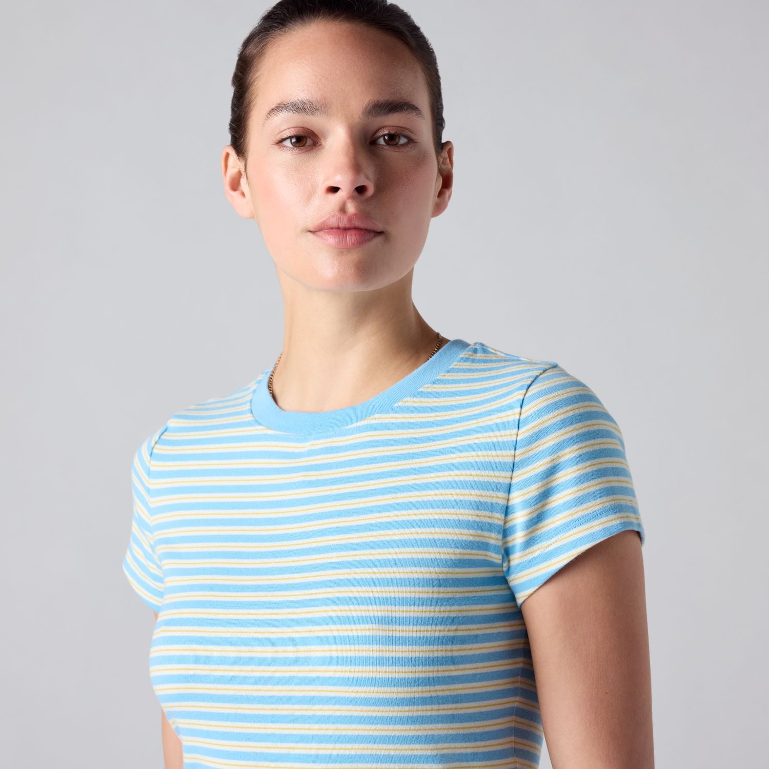 POLO MUJER ESSENTIAL BABY TEE CELESTE LEVIS 0085R-0010 - 4