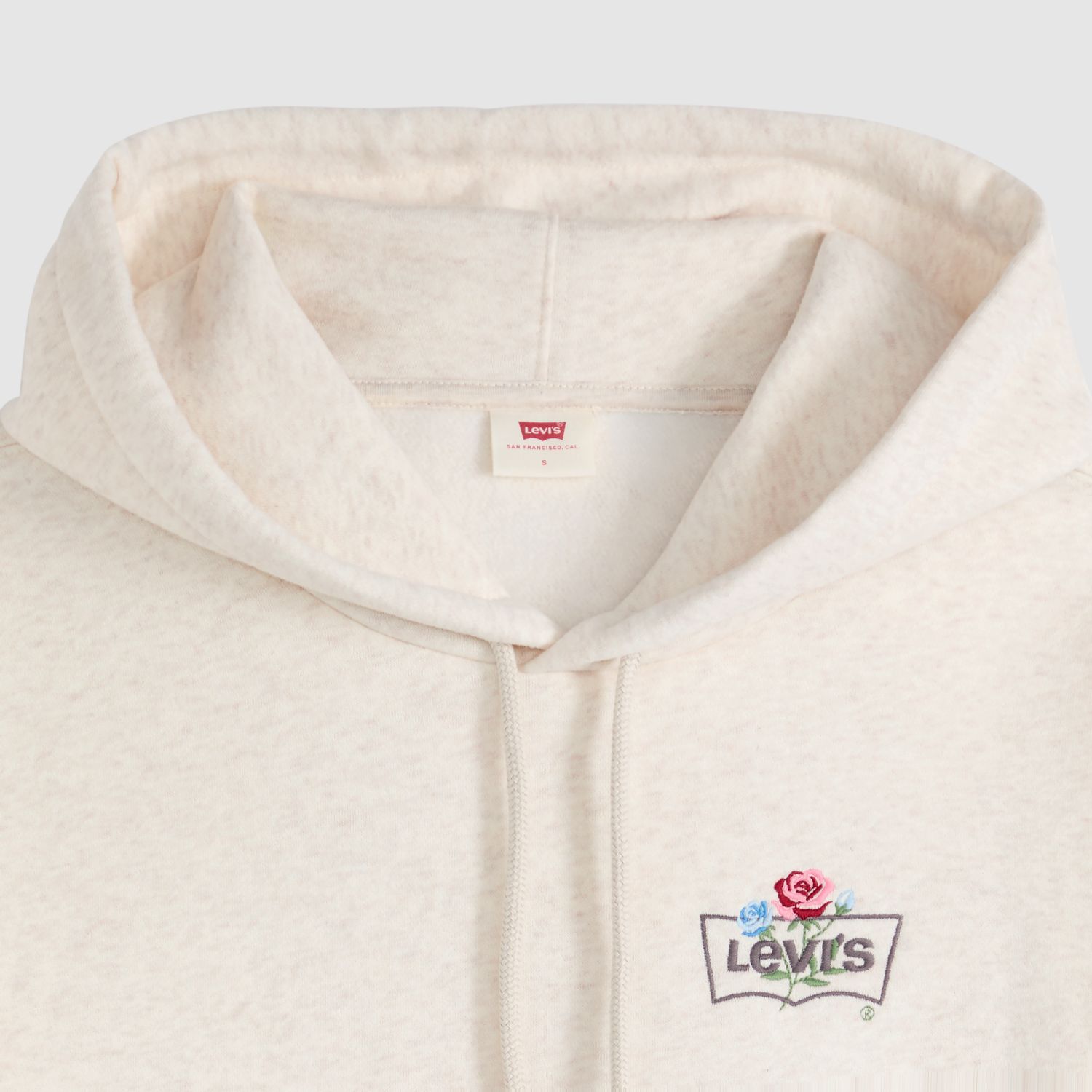 POLERÓN MUJER EVERYDAY HOODIE 2.0 BEIGE LEVIS 008CR-0001 - 5