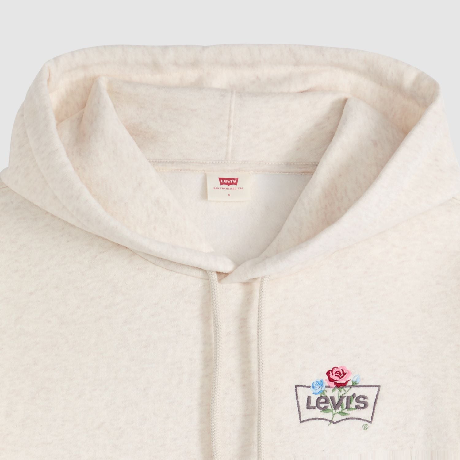 POLERÓN MUJER EVERYDAY HOODIE 2.0 BEIGE LEVIS 008CR-0001 - 5